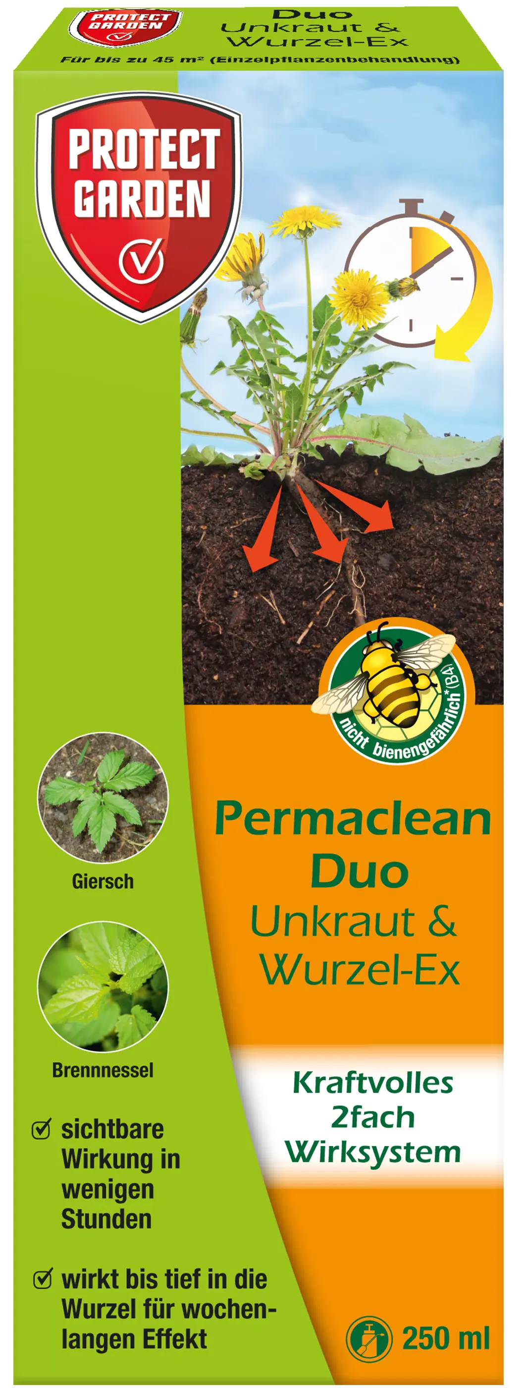 Protect Garden Permaclean Duo Unkraut & Wurzel-Ex 250 ml Protect Garden Permaclean Duo Unkraut & Wurzel-Ex 250 ml