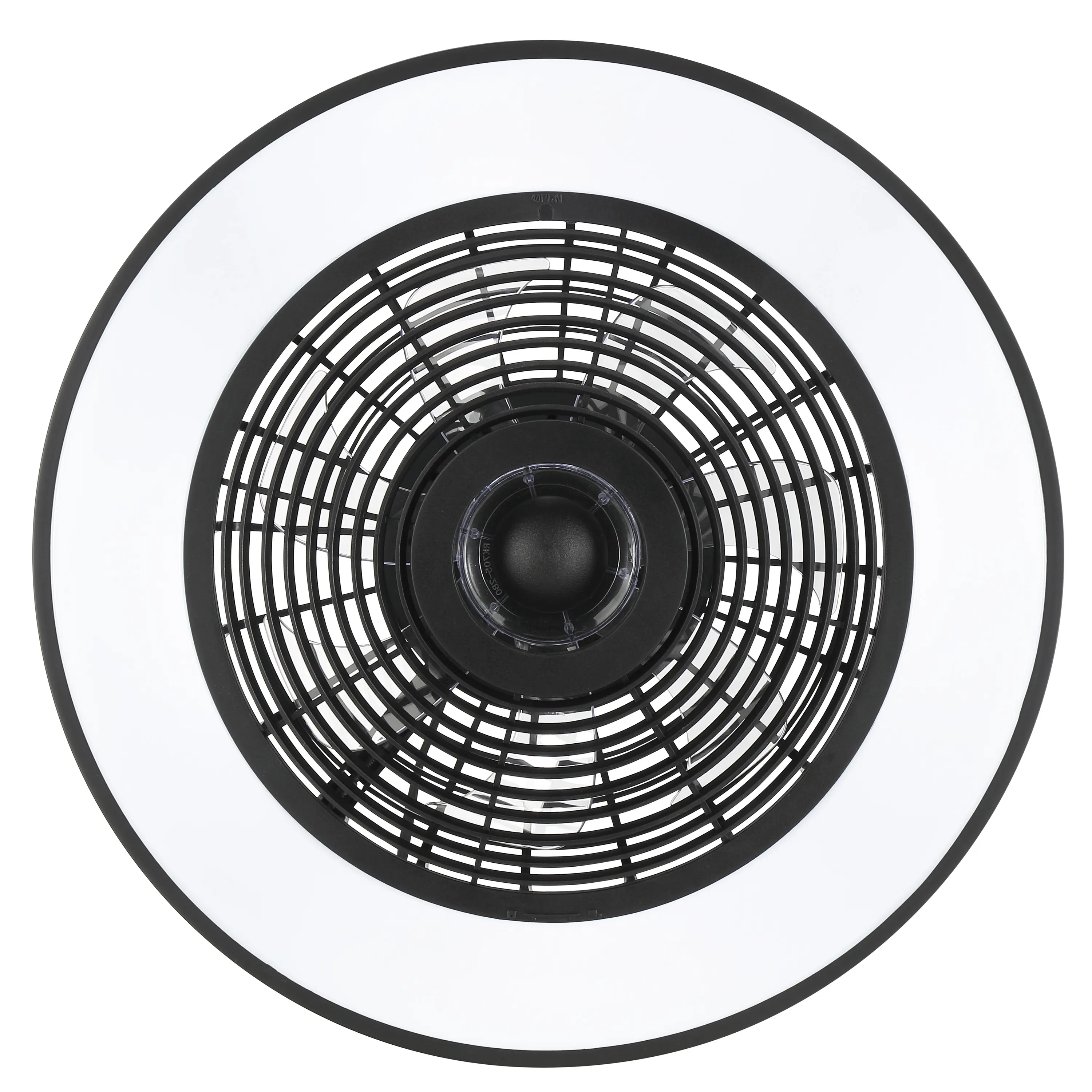 Briliant LED Deckenleuchte Catania mit Ventilator 40W RGB schwarz