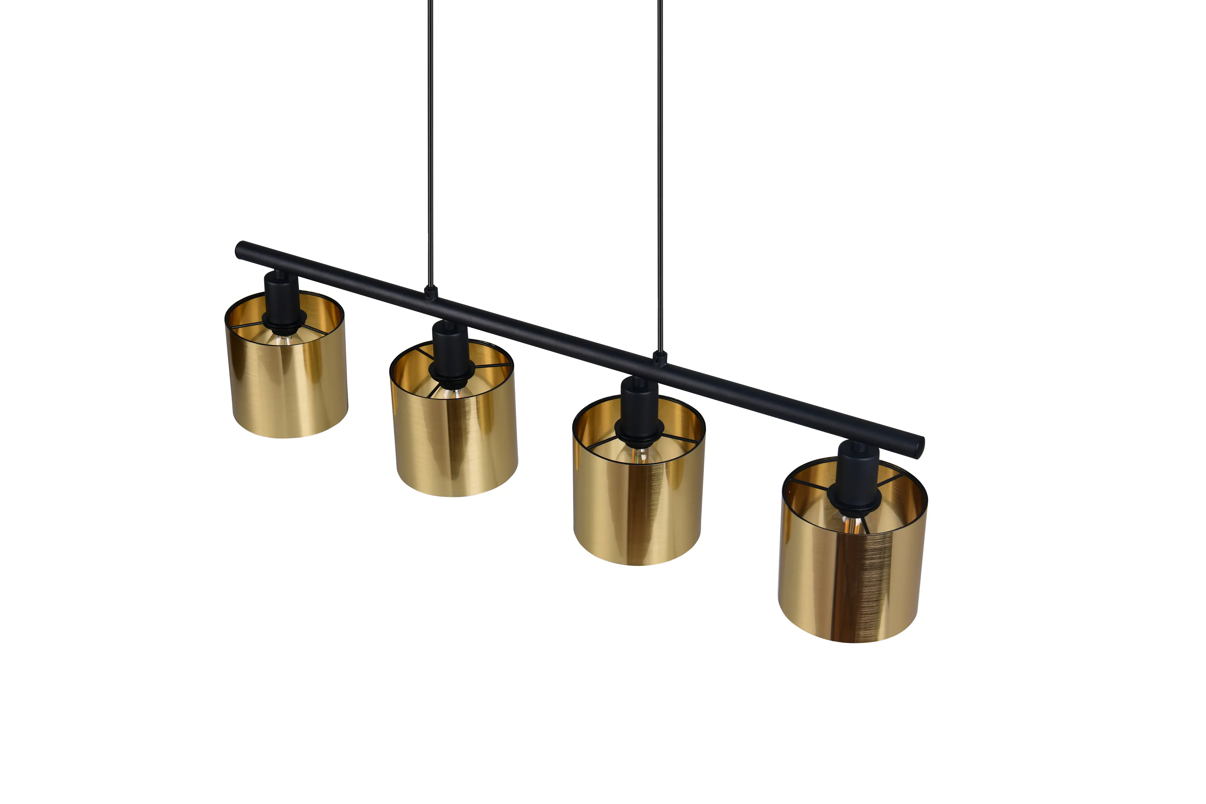 Reality Pendelleuchte Jason ohne Leuchtmittel 150 x 75 cm gold 4 W warmweiß