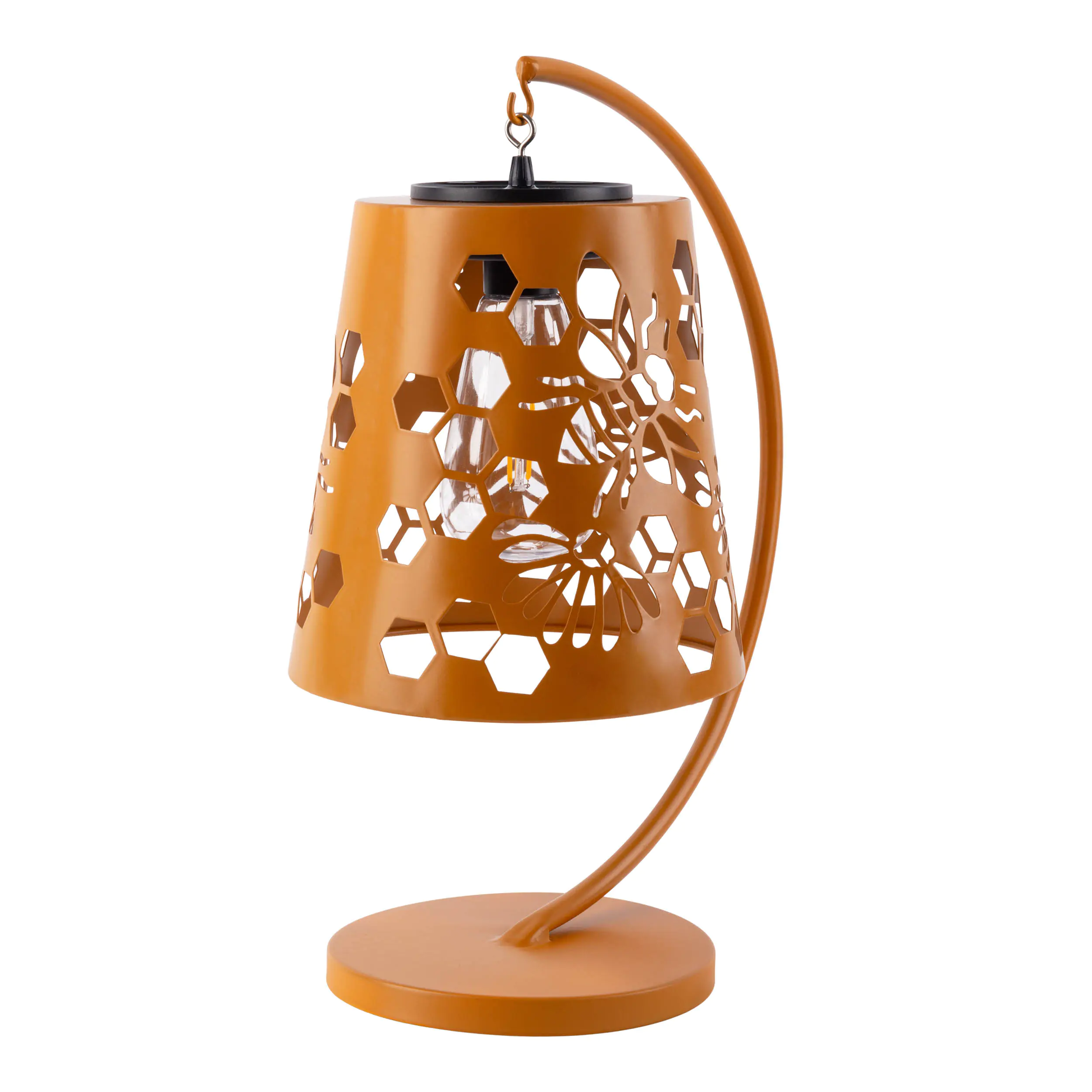 Light & More LED Solartischleuchte Laterne orange