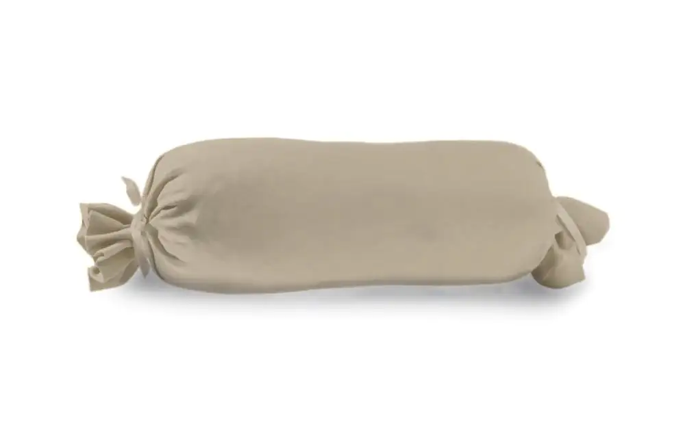 Vario Kissenbezug Jersey für Nackenrolle, kiesel, 15 x 40 cm