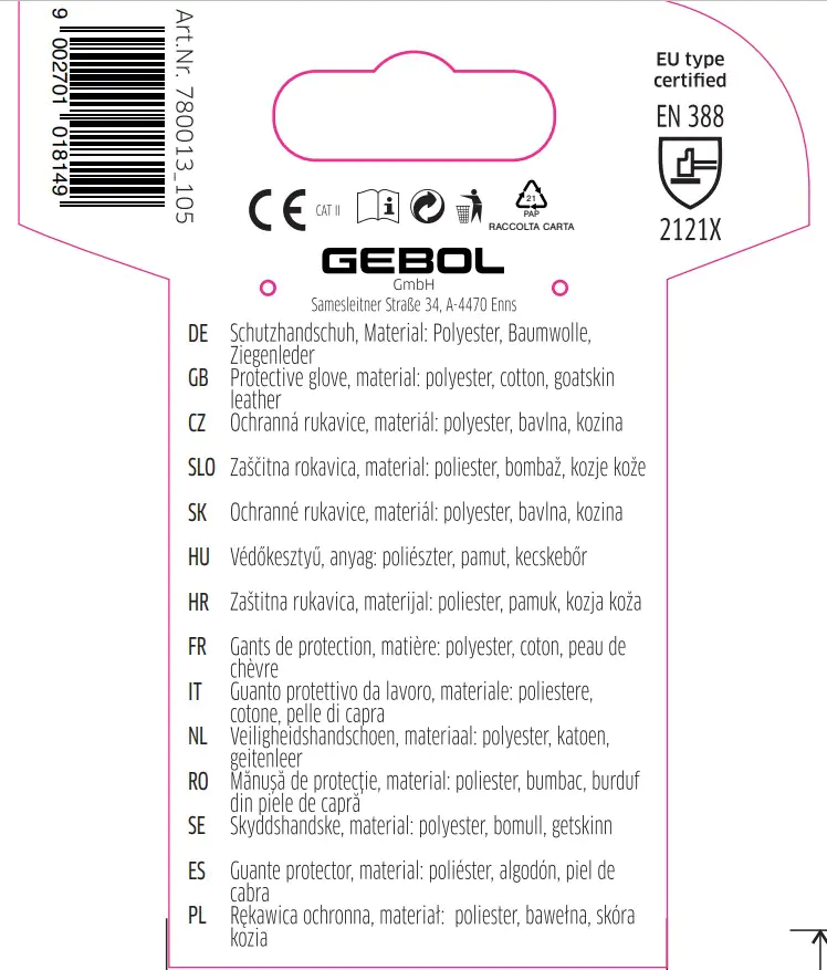 Gebol Handschuh Laurin 