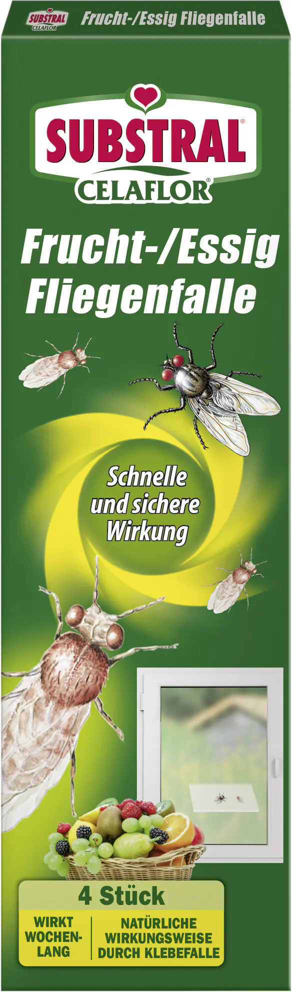 Celaflor Frucht- Essigfliegenfalle 4 Stück