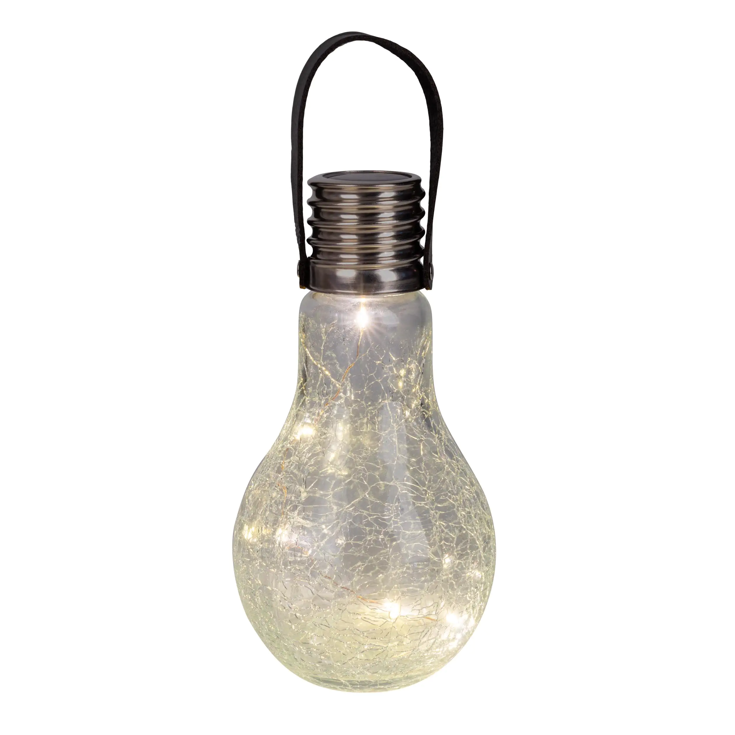 Light & More LED Solar-Glühbirne warmweiß