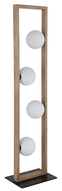 Globo Stehleuchte Nanda 110 cm schwarz matt