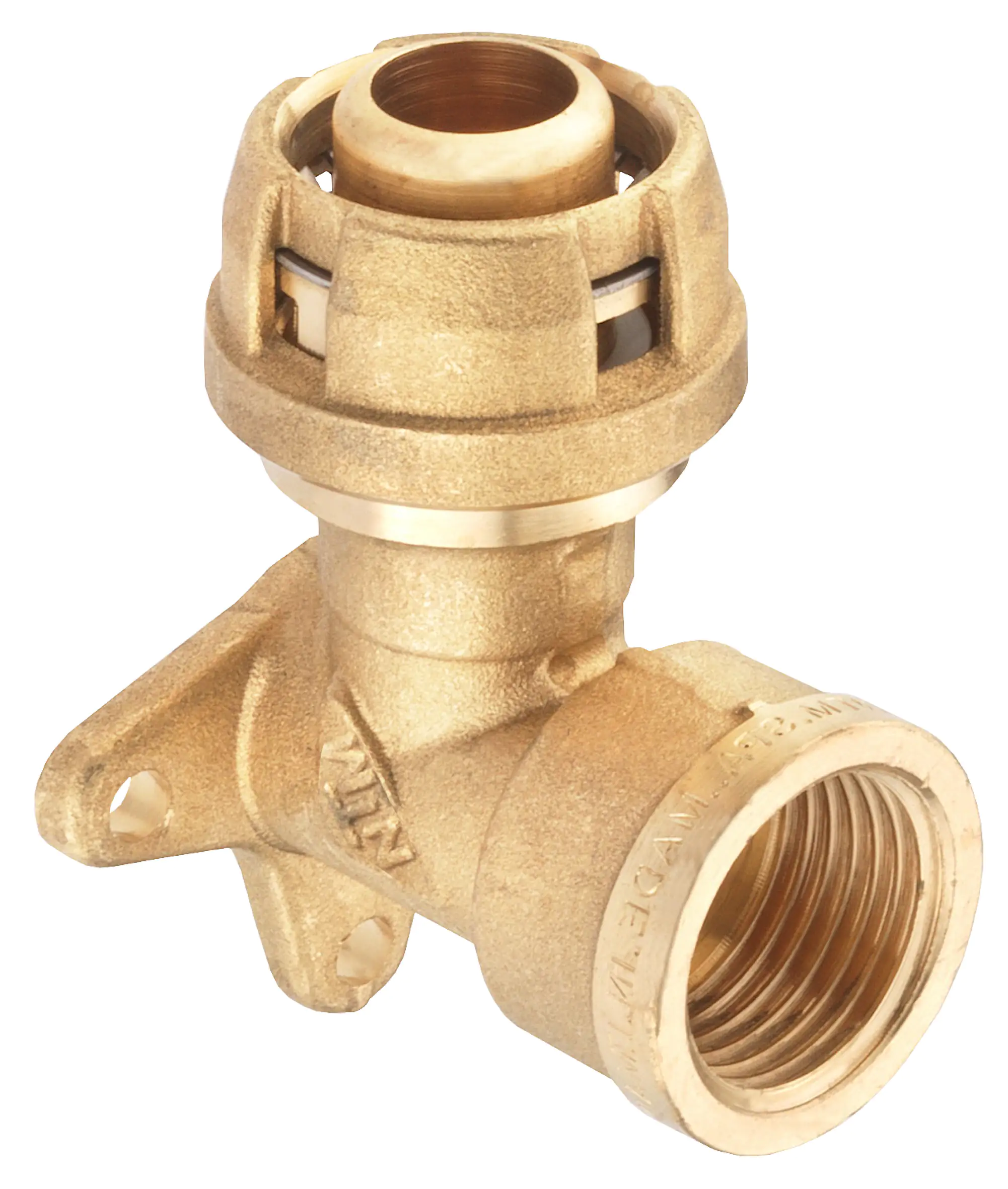 Cornat Steck-Wandscheibe komplett ø 16 mm 1/2" IG Messing