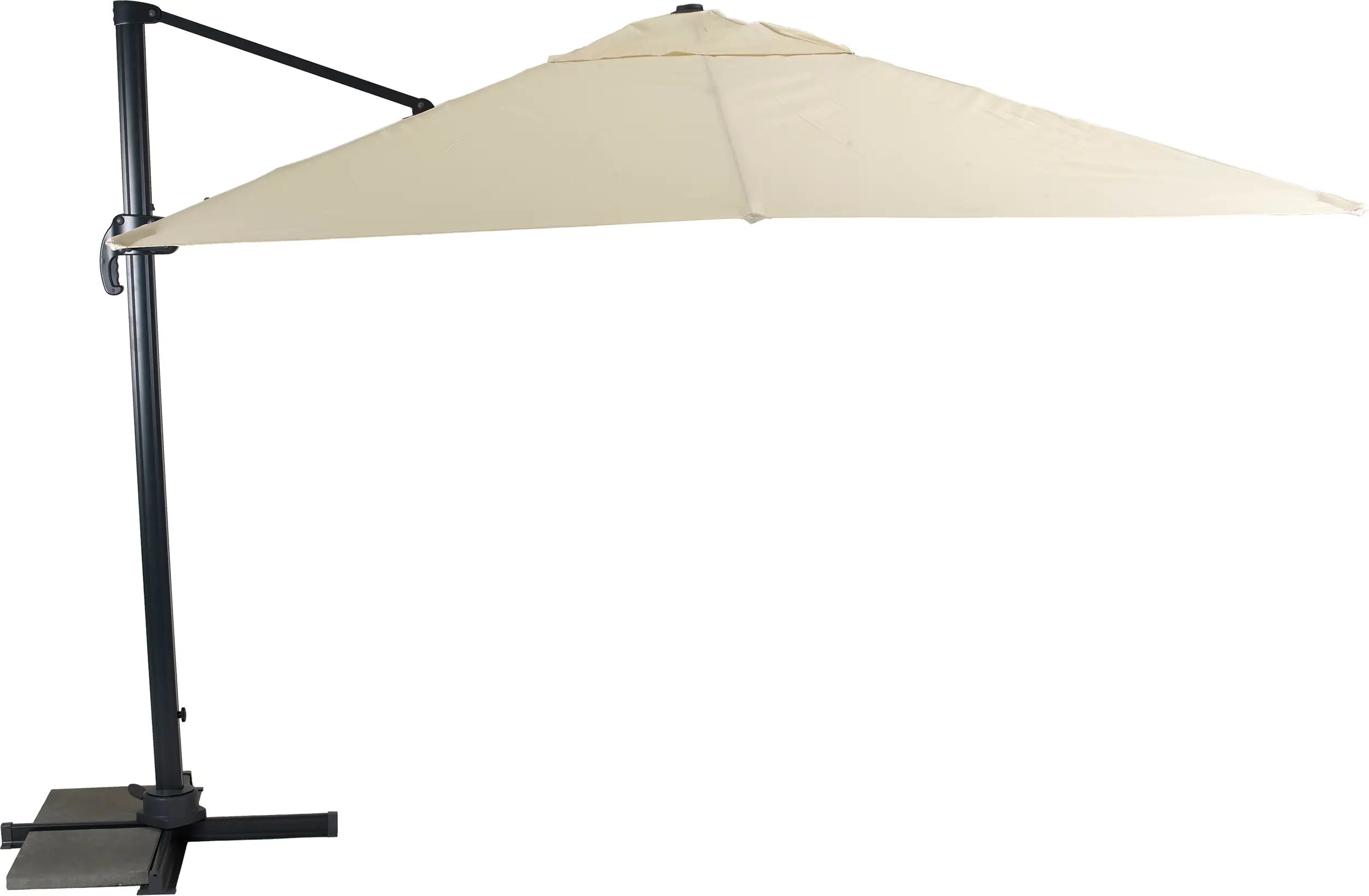 4333692035095 Primaster Ampelschirm Catania beige, 300 x 300 cm