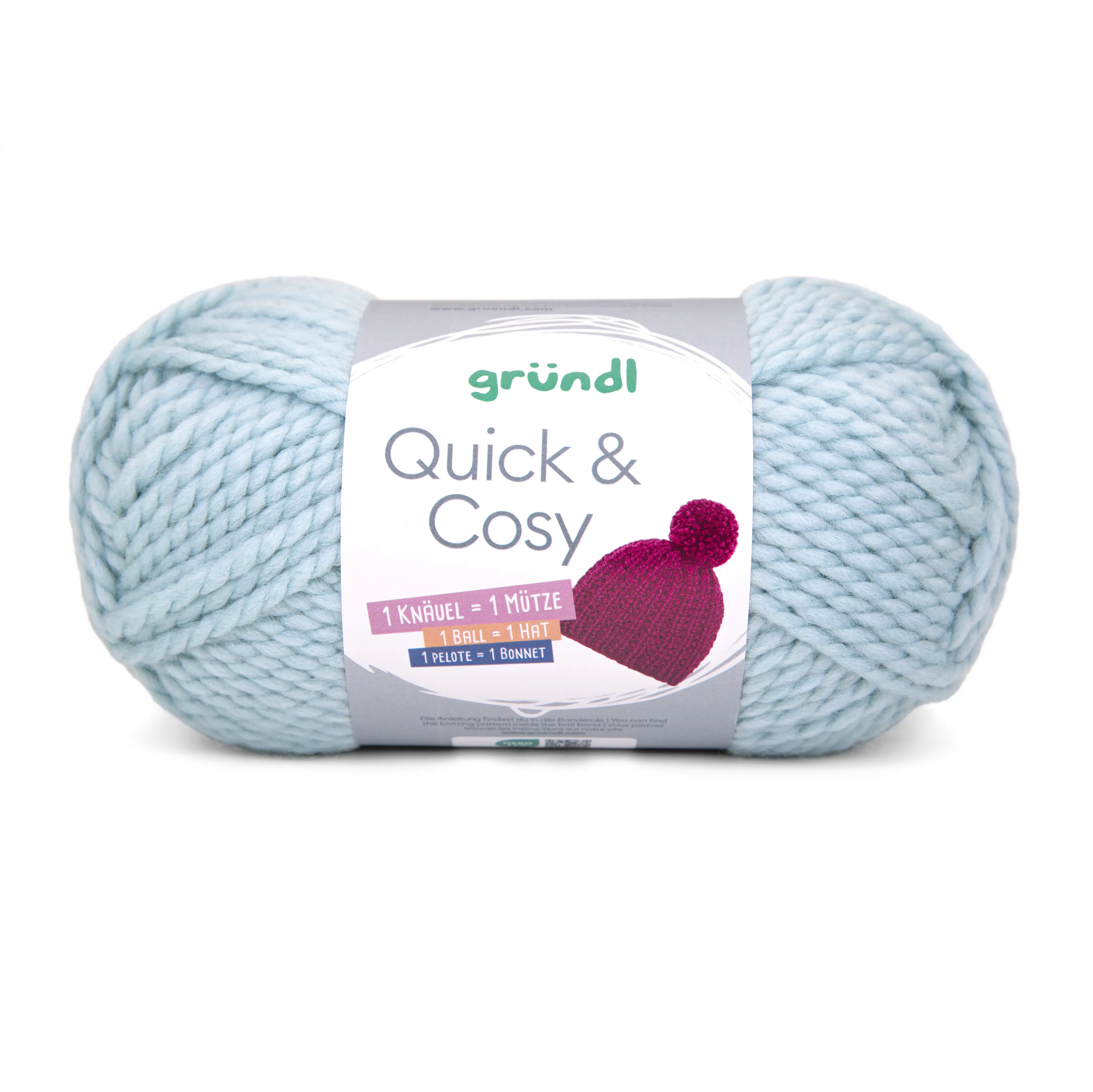 Gründl Wolle Quick and Cosy 150 g blau