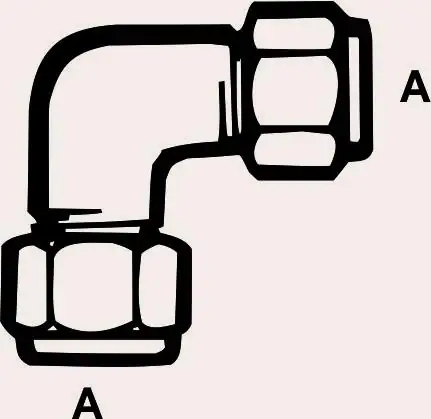 Cornat Klemmring Winkel 90 ° / Ø 15 mm