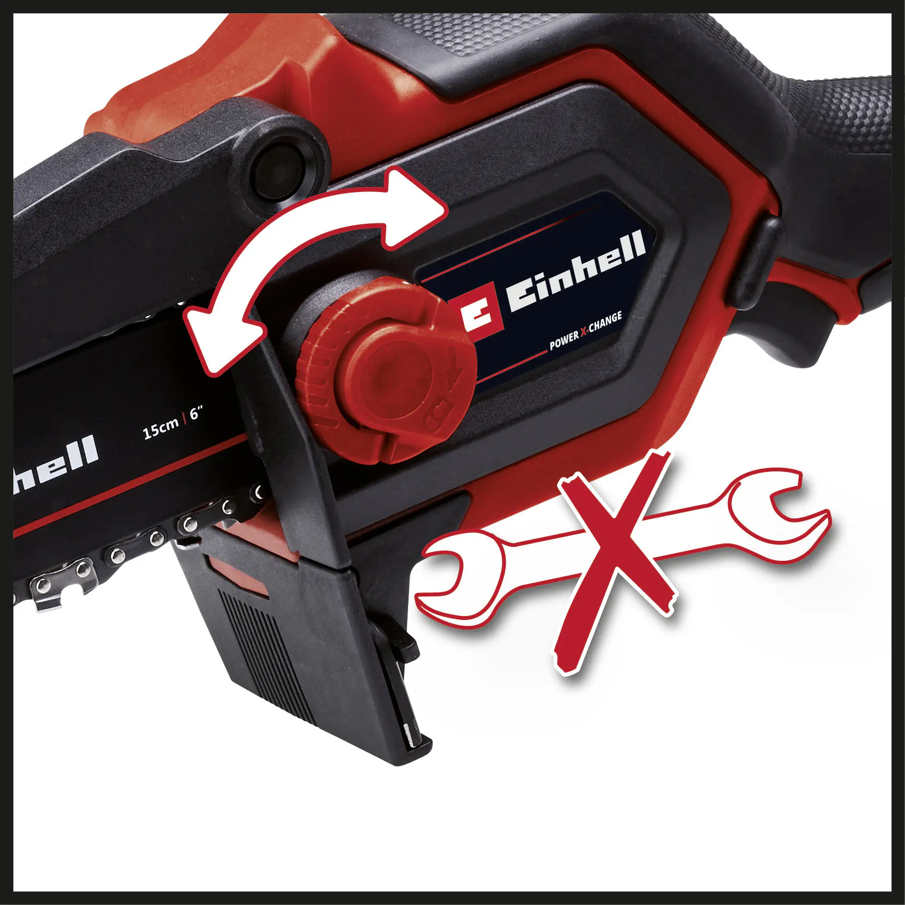 Einhell Akku Gehölzschneider GE-PS 18/15 Li BL-Solo 12,5 cm Schnittlänge