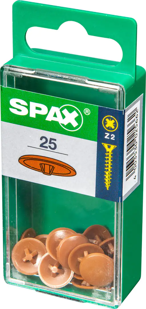 Spax Abdeckkappen rot PZ 2 - 25 Stk. Spax Abdeckkappen rot PZ 2 - 25 Stk.