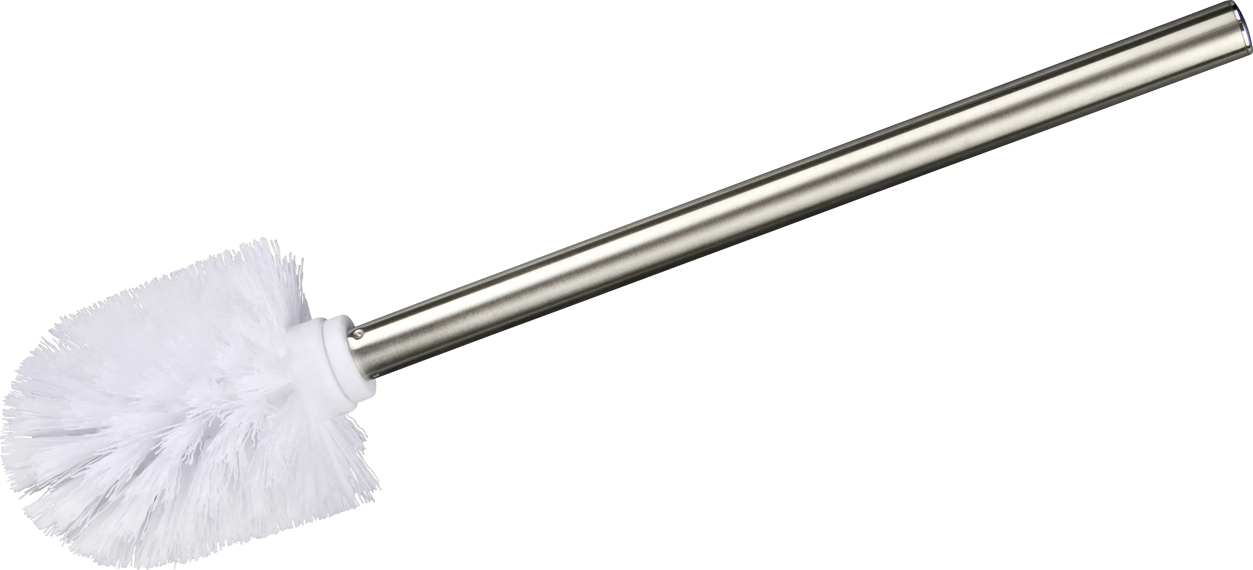 Wenko Ersatz-WC-Bürste mit Edelstahlstiel weiß