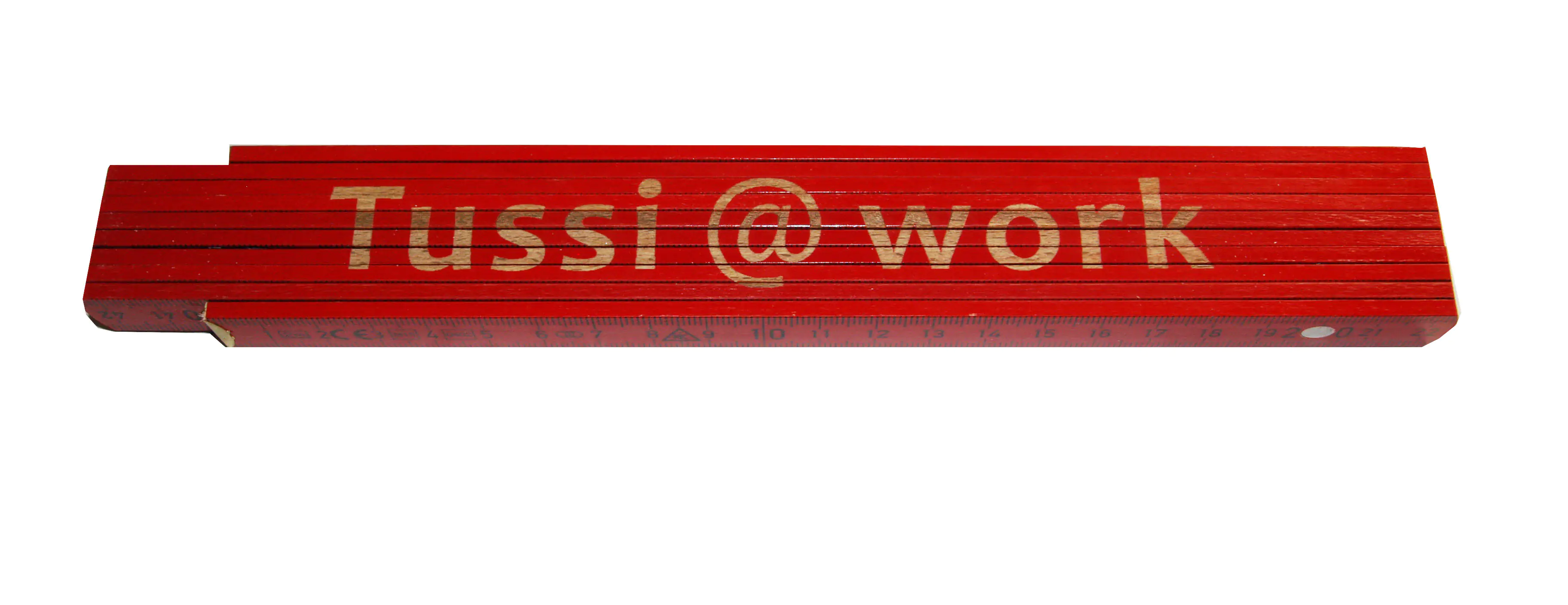Zollstock Tussi @ work 2 m rot