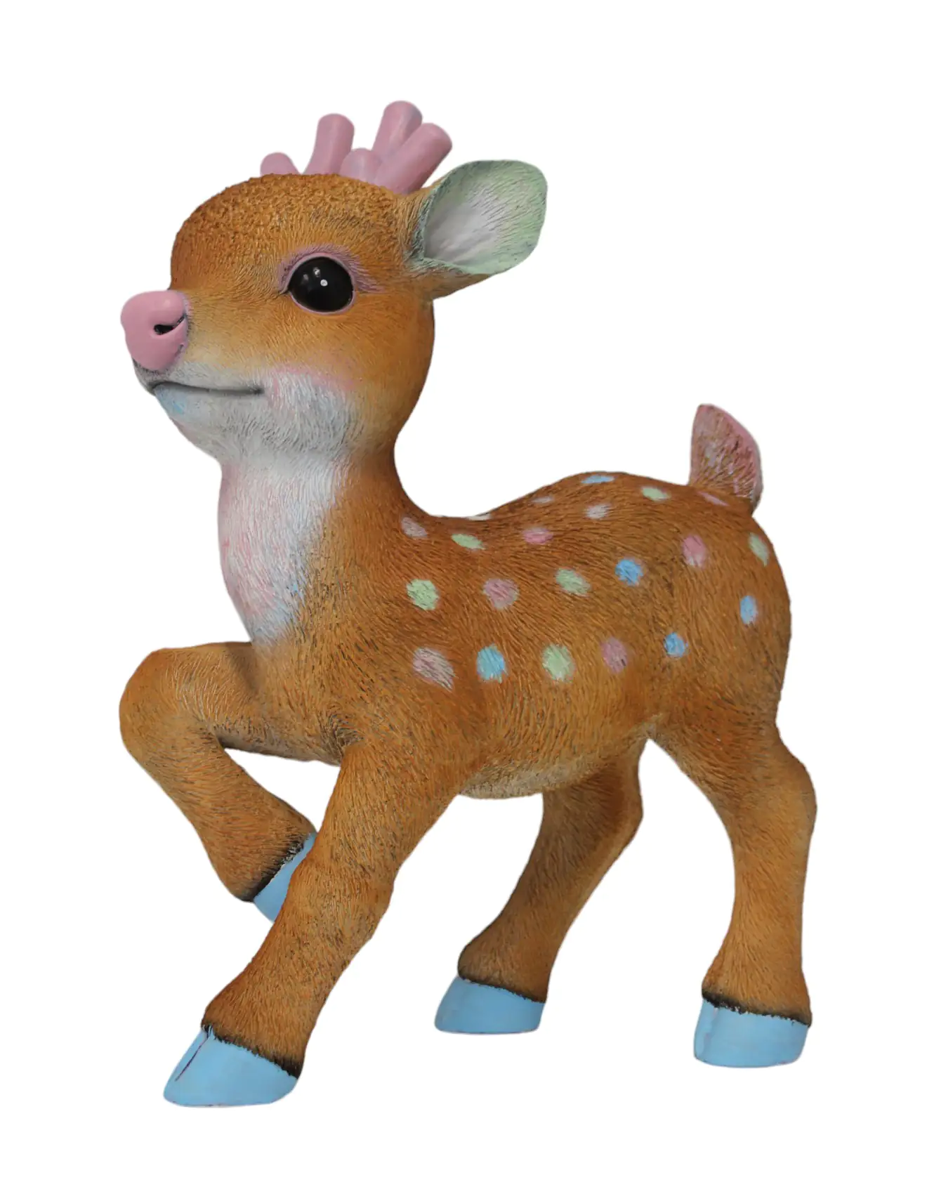 Figur Rehkitz groß, Polyresin 72 x 55 x 20 cm pastell Figur Rehkitz groß, Polyresin 72 x 55 x 20 cm pastell