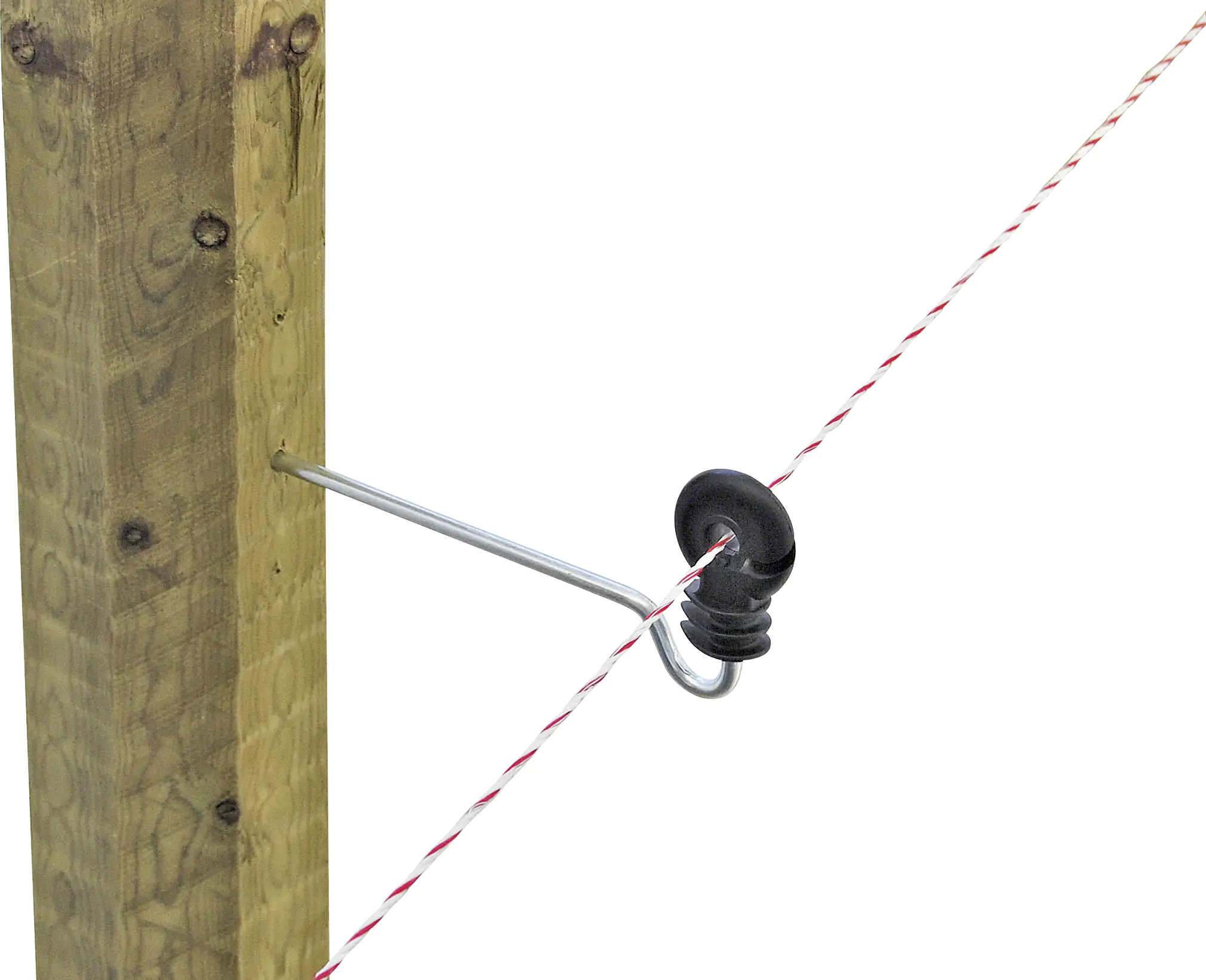 Kerbl Langstiel-Ringisolator 22 cm Stütze 15 Stück