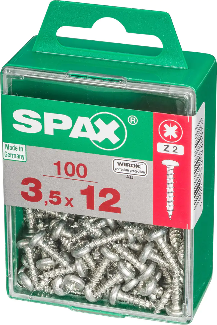 Spax Universalschrauben 3.5 x 12 mm TX 20 - 100 Stk.