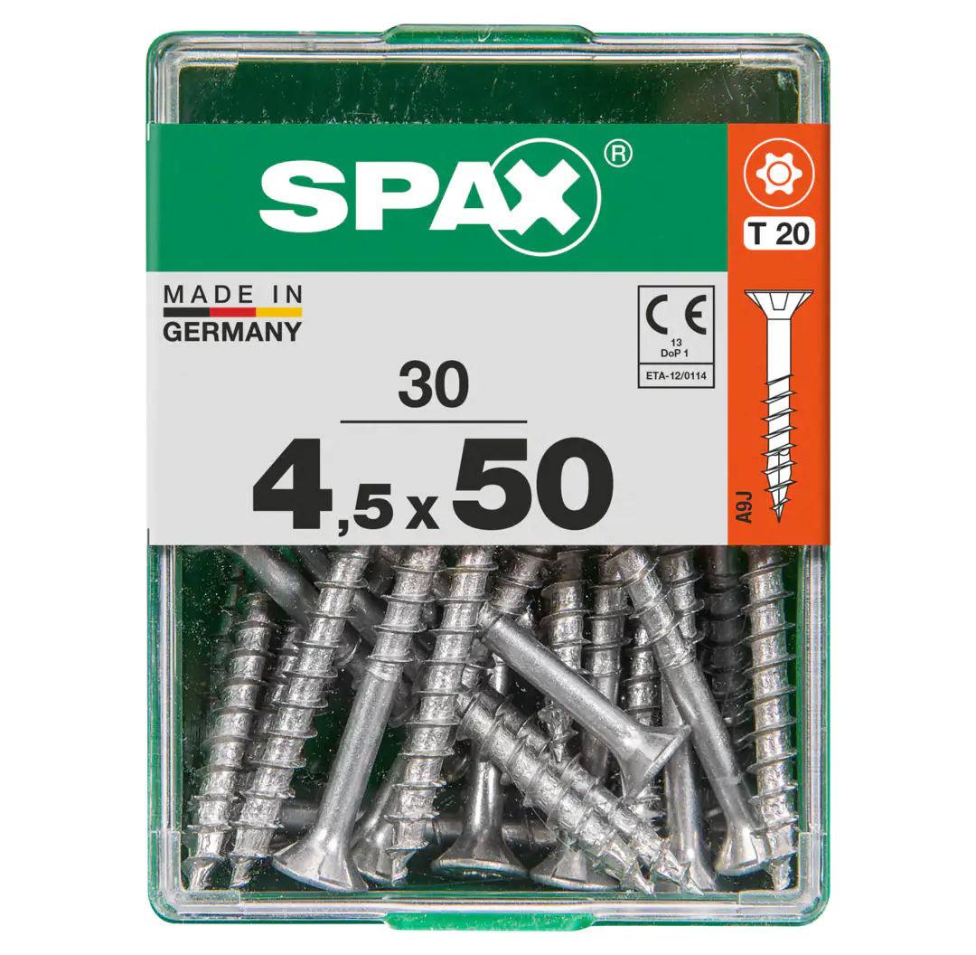 Spax Universalschrauben 4.5 x 50 mm TX 20 - 30 Stk.