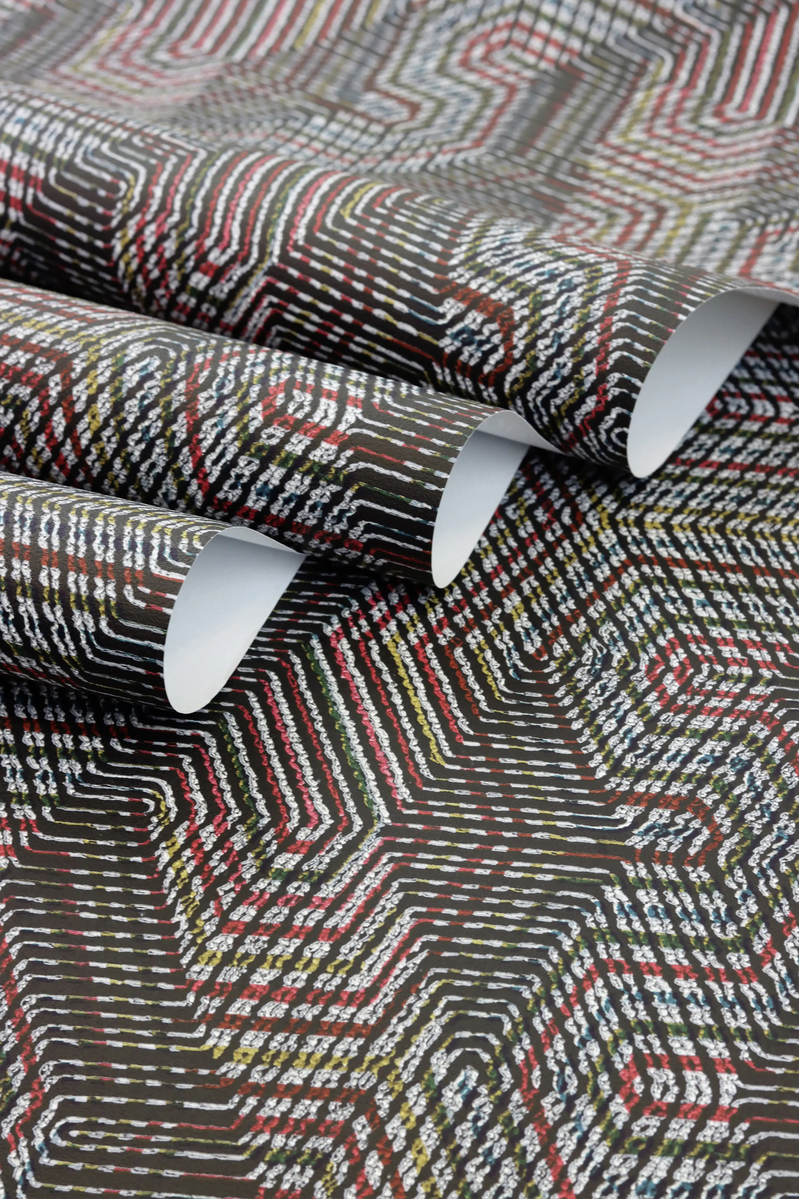 Rasch Vliestapete 751925 Rot-Dunkelrot Muster & Motive 10,05 m x 0,53 m