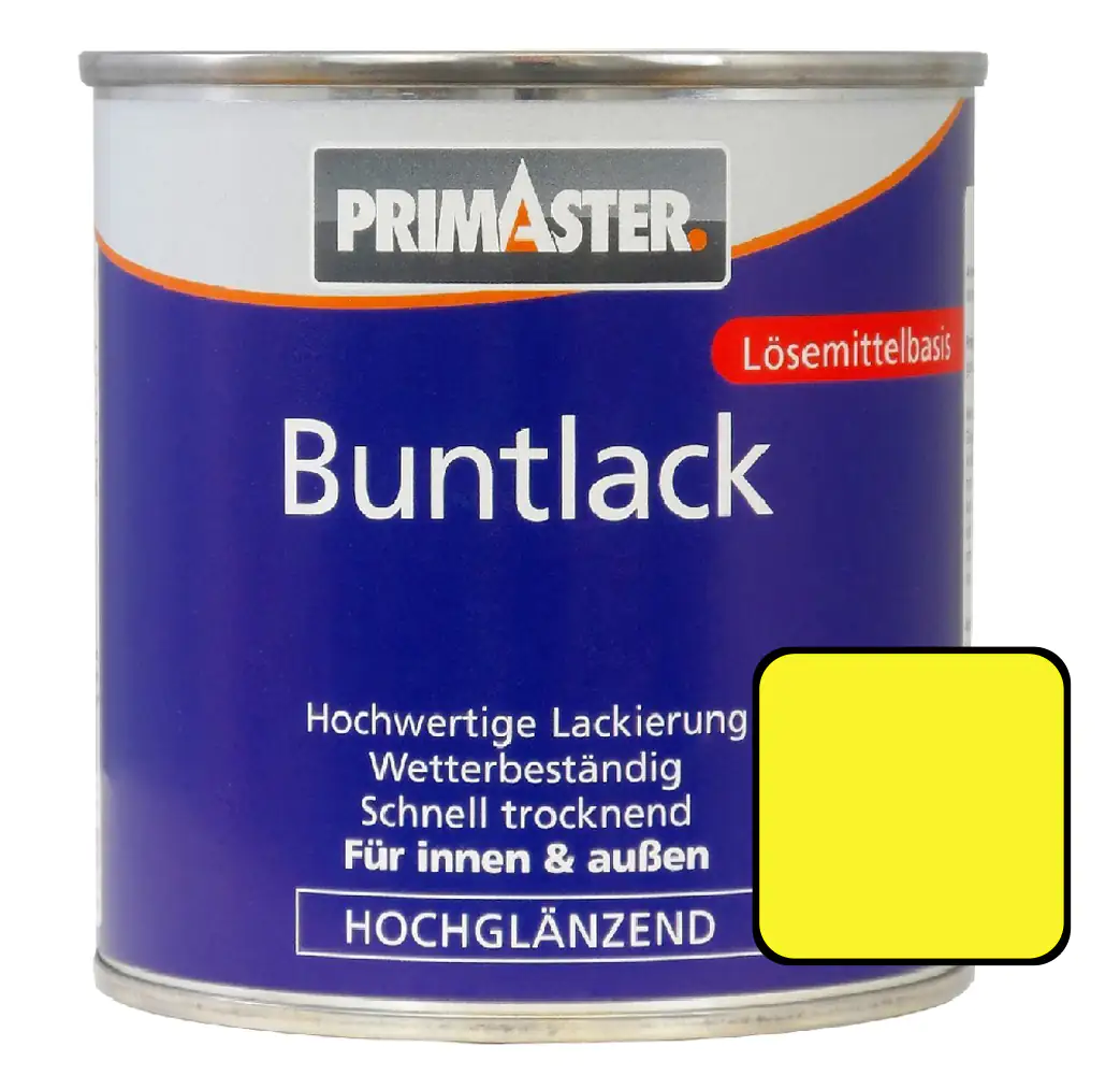 Primaster Buntlack RAL 1018 375 ml zinkgelb hochglänzend