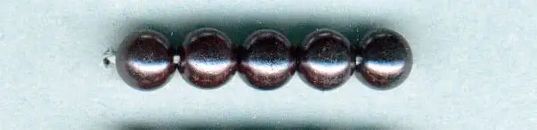 Glorex Wachs Perlen 6 mm 60 Stück, grau