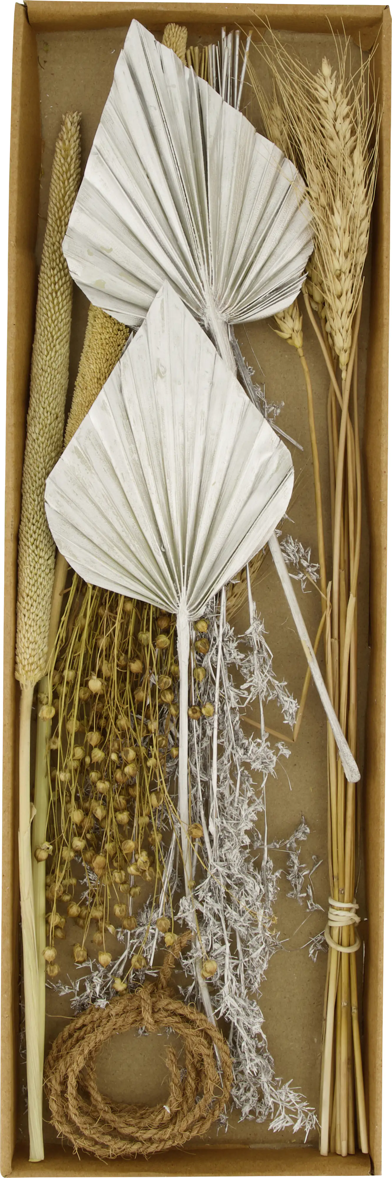 Dijk Blumenmischung getrocknet natur /silber 57 x 18 x 3 cm