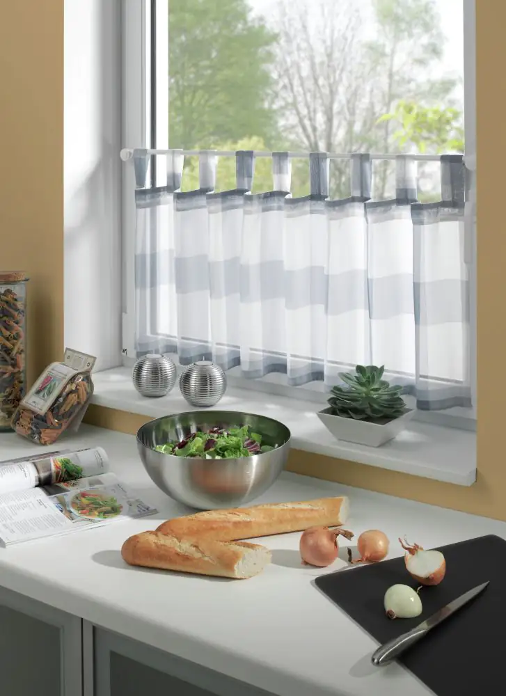 Gardinia Vitragestange Nevada weiß, Ø 11 mm, 120 cm