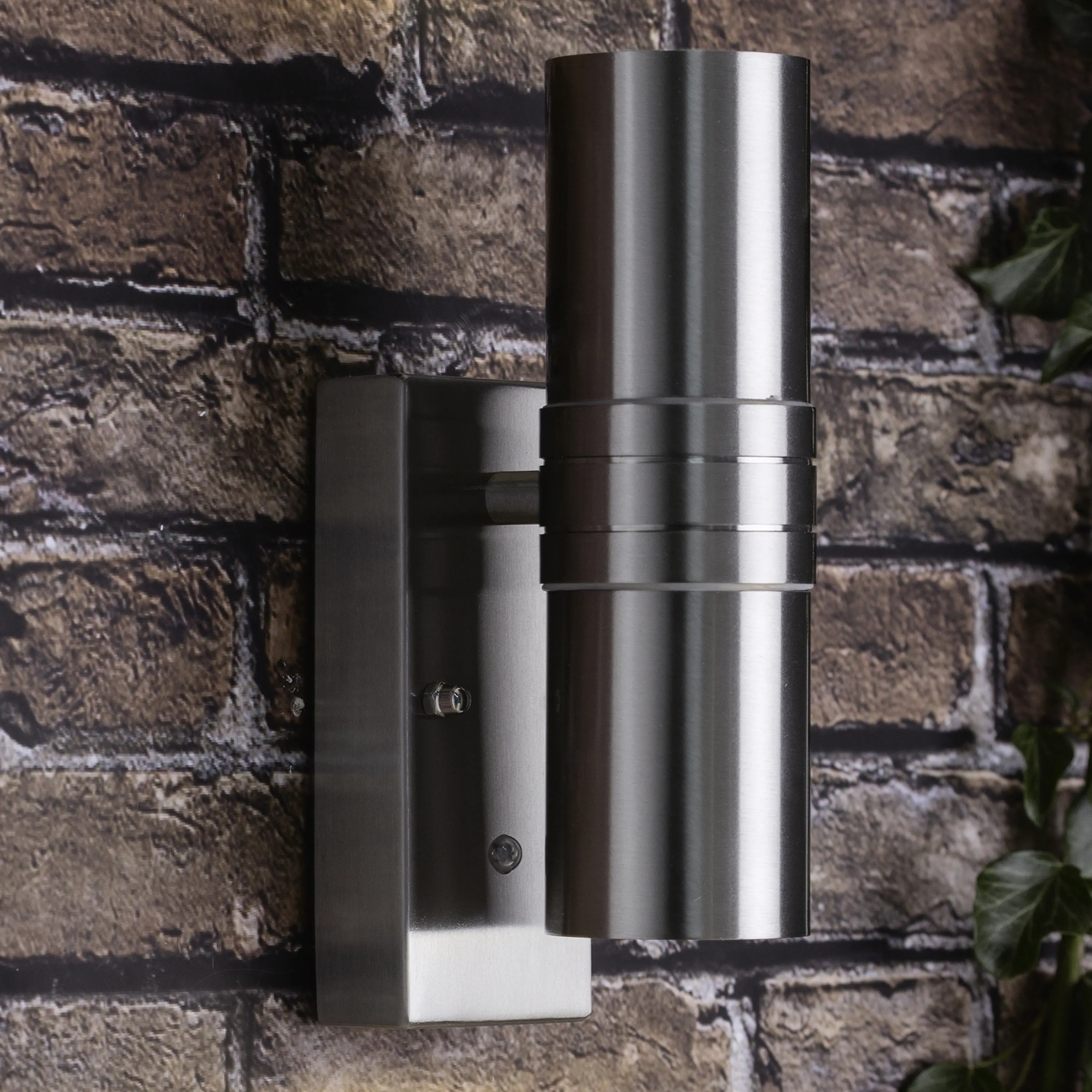Brilliant LED Außen-Wandleuchte Hanni edelstahl 21,5 cm GU10
