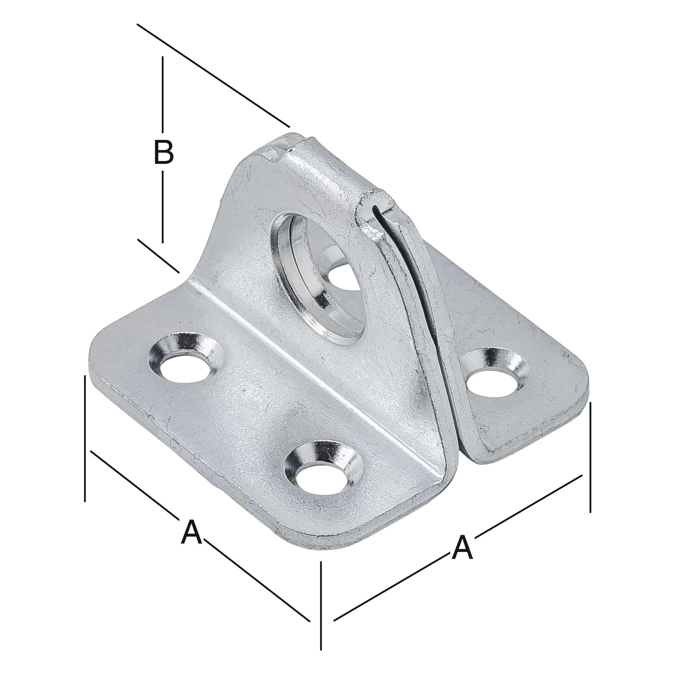 Vormann Ösenplatten verzinkt 35 x 25 mm