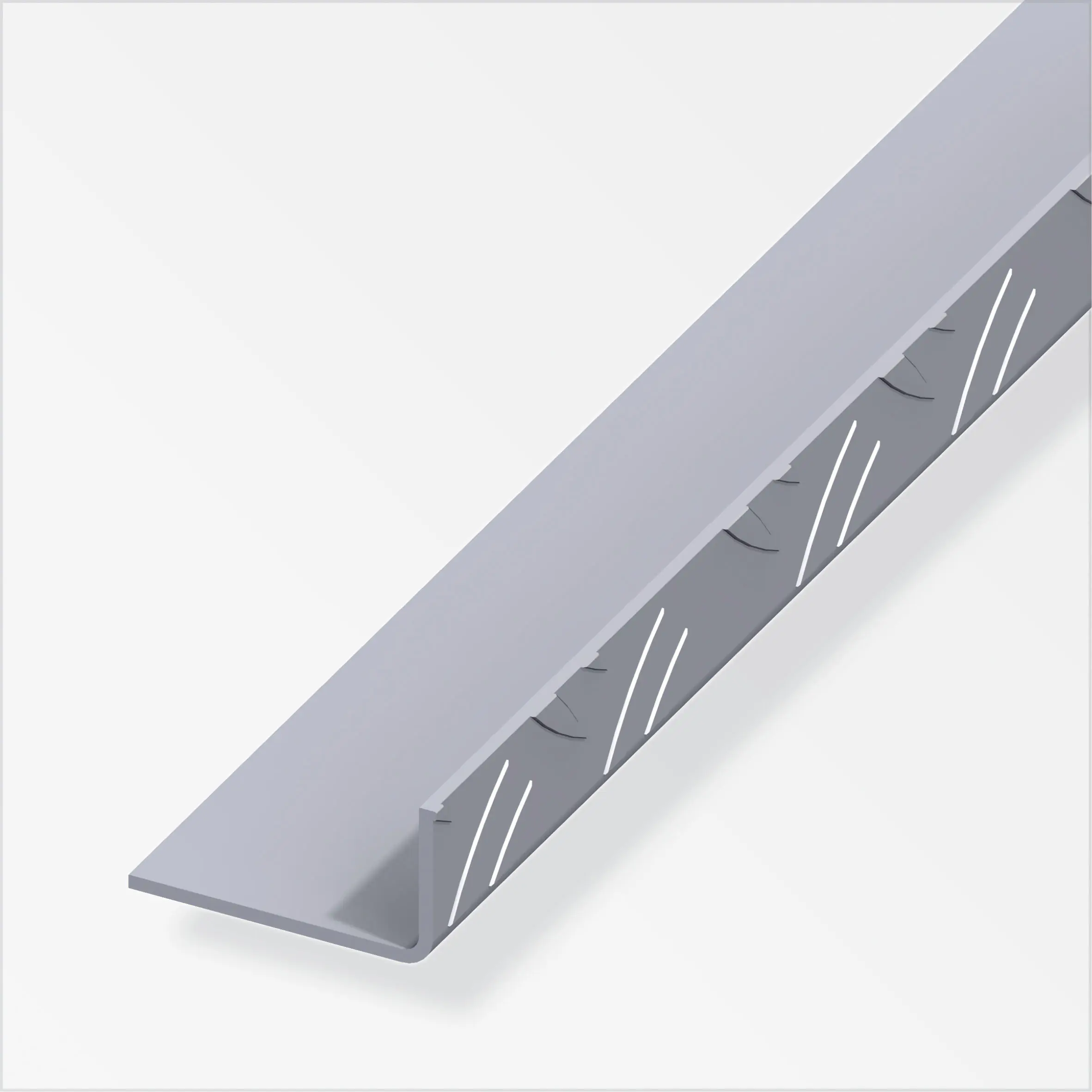 alfer Winkel 1 m, 65.6 x 35.5 mm Aluminium roh blank