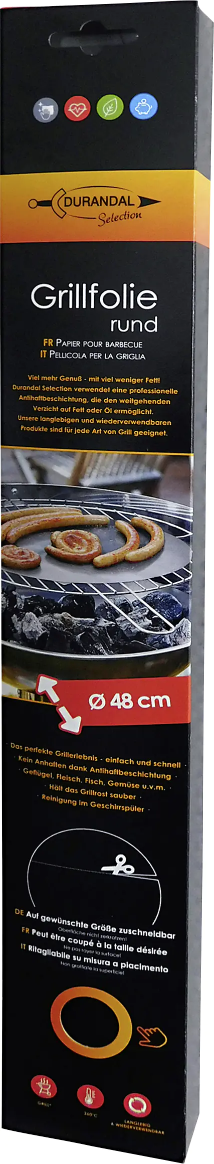 Brozio Durandal Selection Grillfolie Ø 48 cm