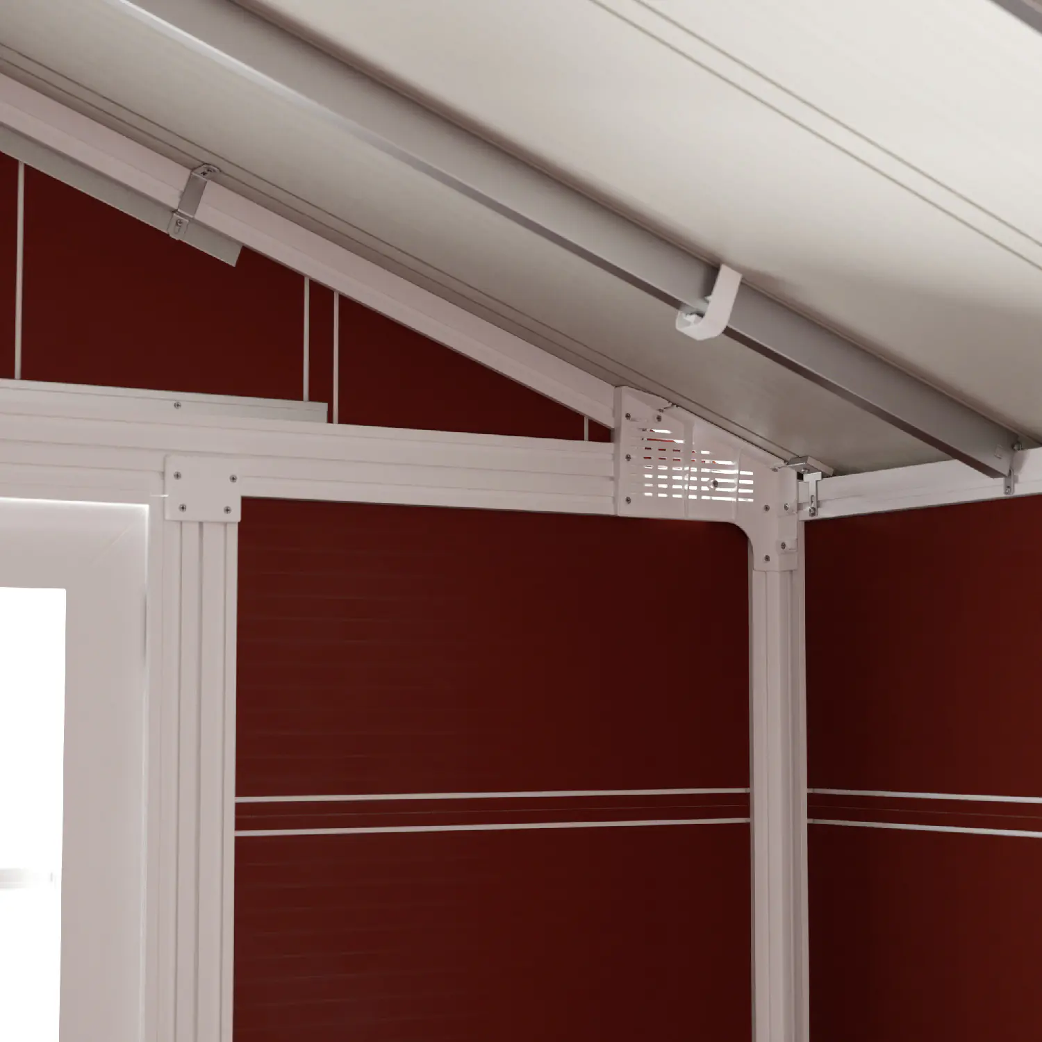 Grosfillex Gartenhaus Deco H 7,5 370 x 298 cm (inkl. Dachüberstand)