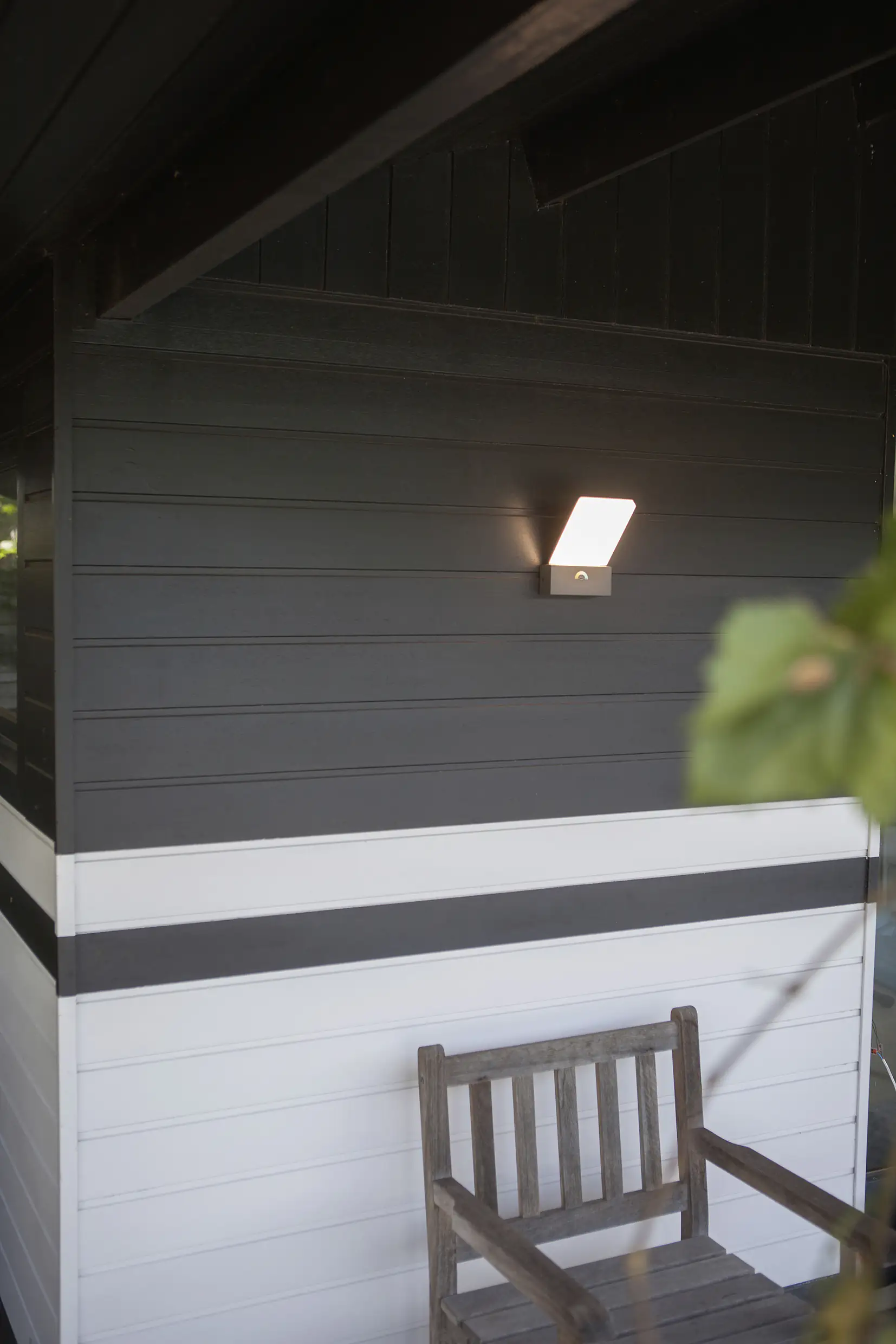 Lutec LED Wandleuchte Pano anthrazit IP54