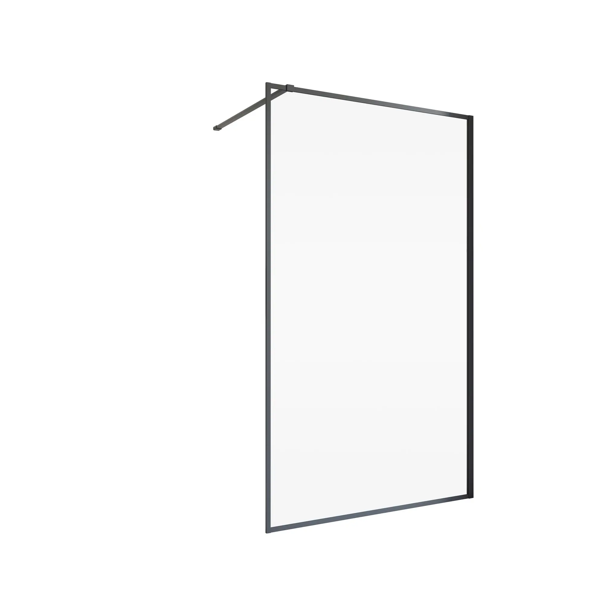 Schulte Duschwand Walk In Trend 2.0 100 x 200 cm schwarz matt klar Schulte Duschwand Walk In Trend 2.0 100 x 200 cm schwarz matt klar