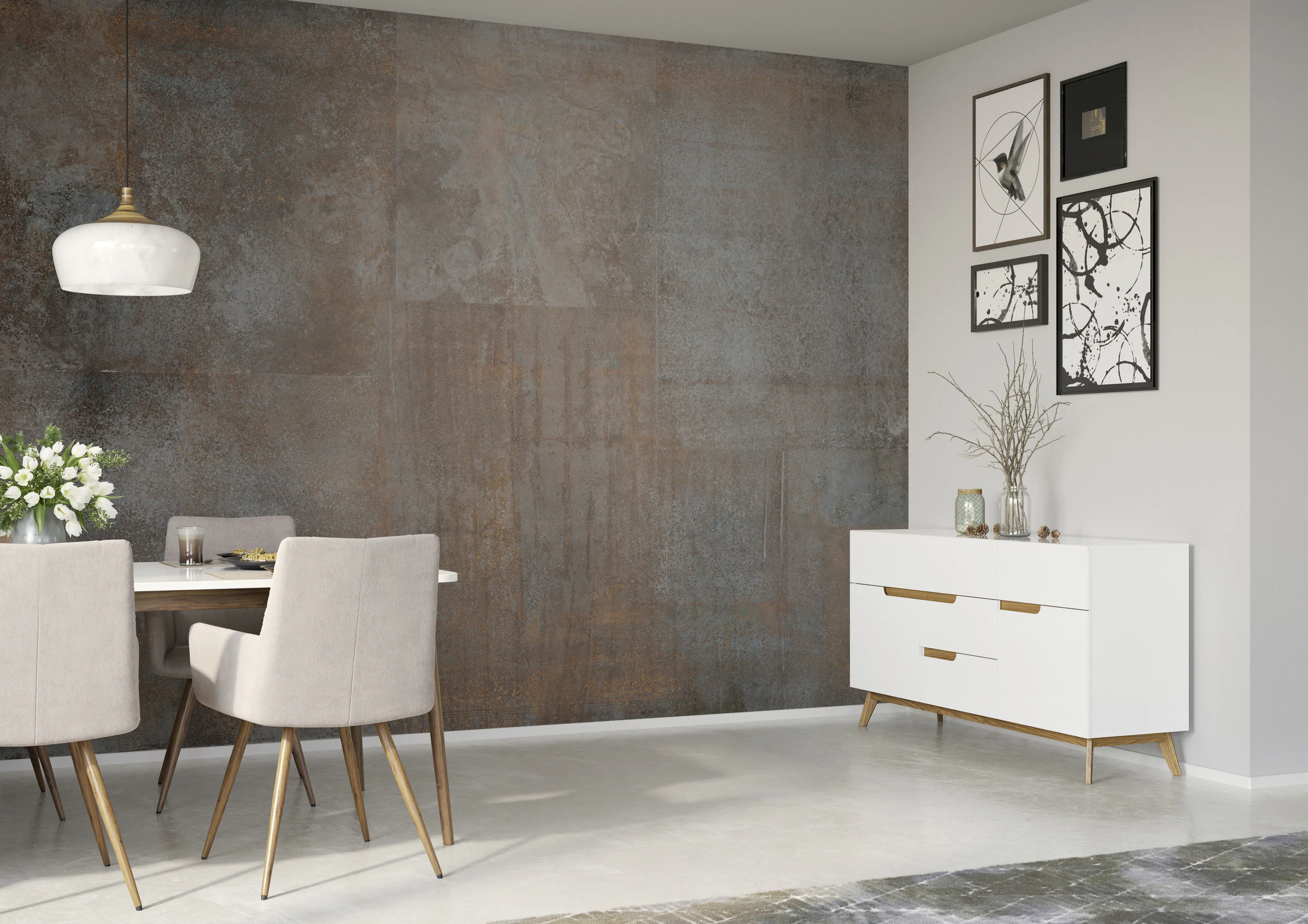 Rasch Vlies Fototapete 364248 Braun-Rostbraun Muster & Motive 2,65 m x 3,71 m