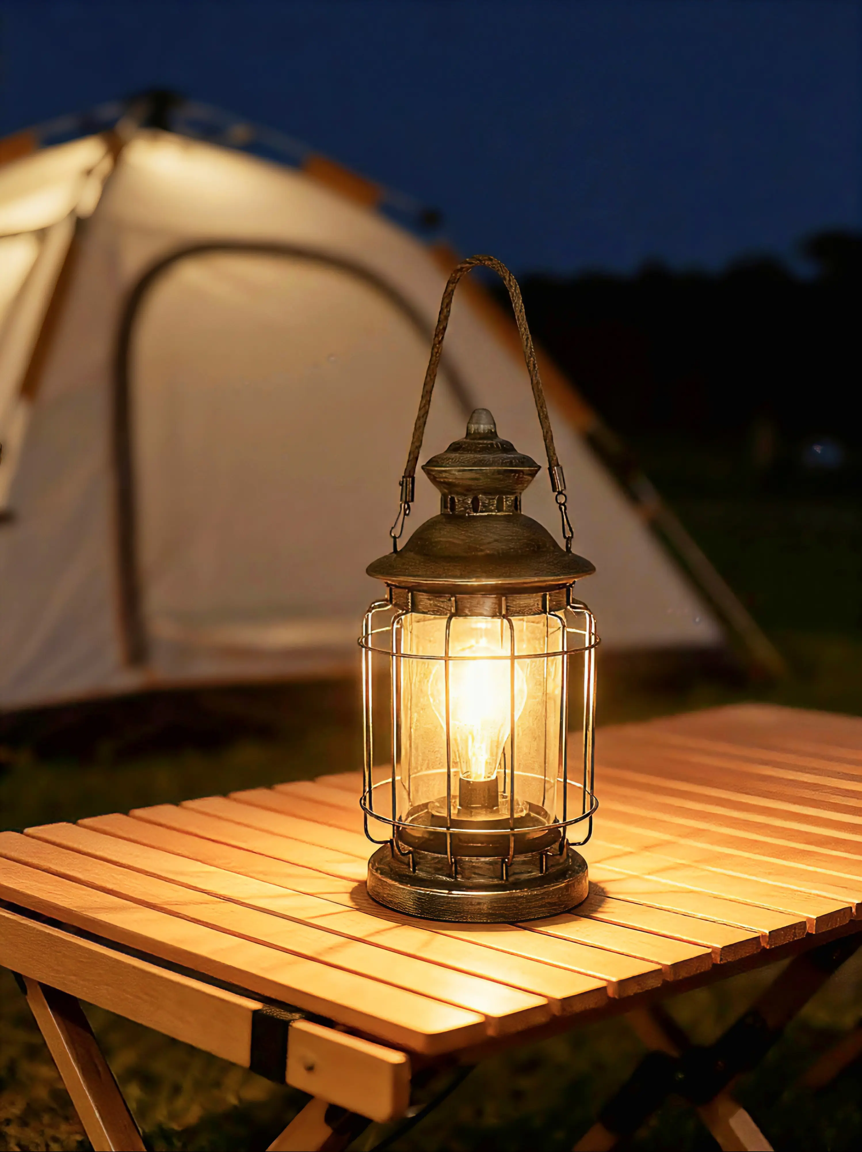 Dapo LED Solarleuchte Laterne warmweiß