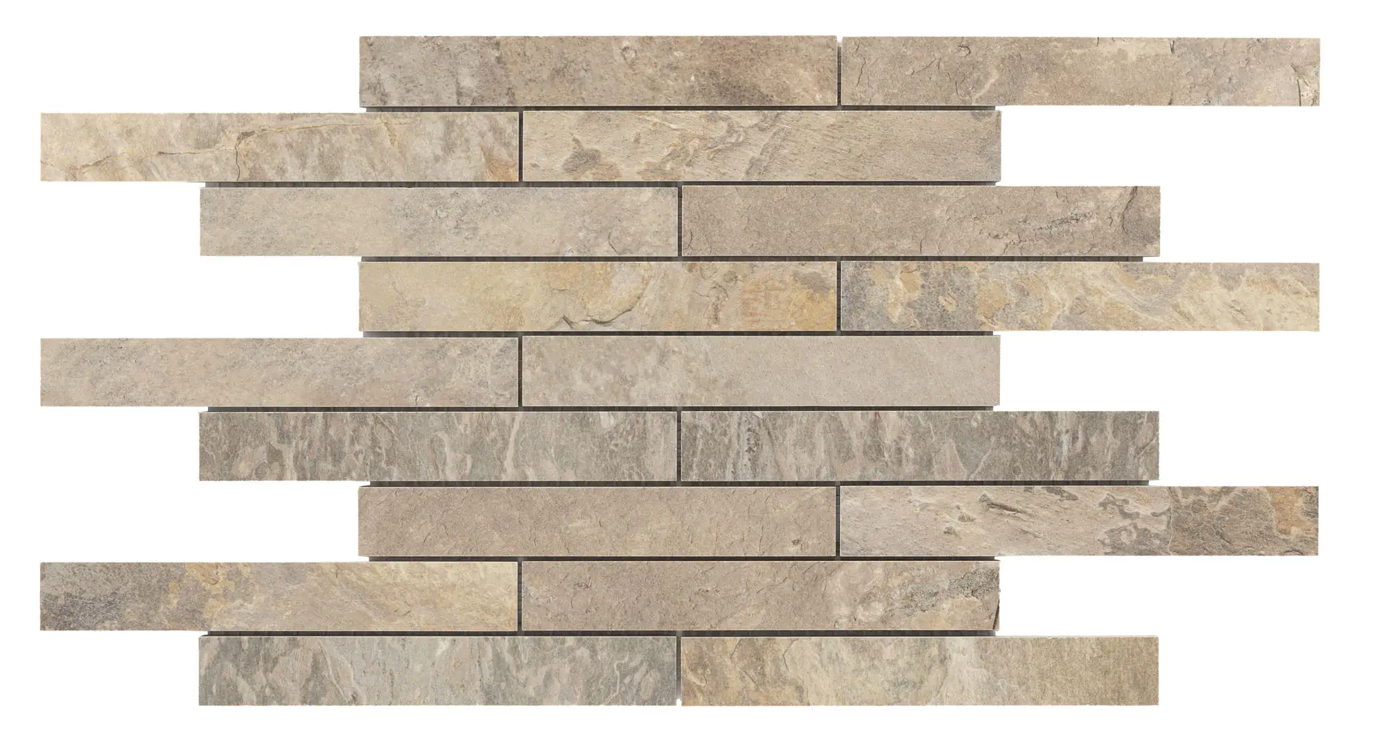 4048527029209 Mosaikfliese Stone Art 43 x 30 cm sand-beige Steinmaß: ca. 21,15 x 3,08 cm