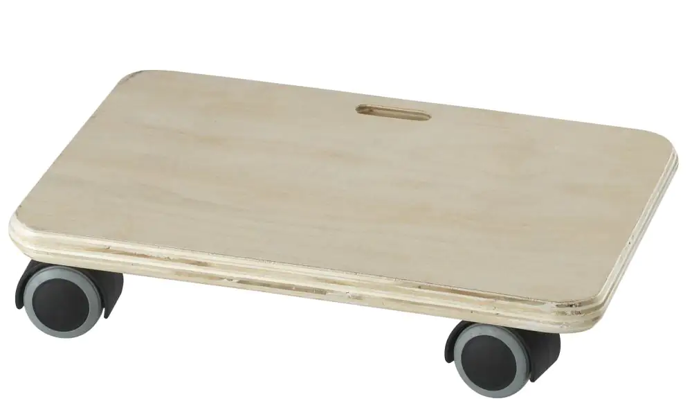 Möbelroller 295 x 195 mm, Tragkr. 80kg mit weichen Laufflächen