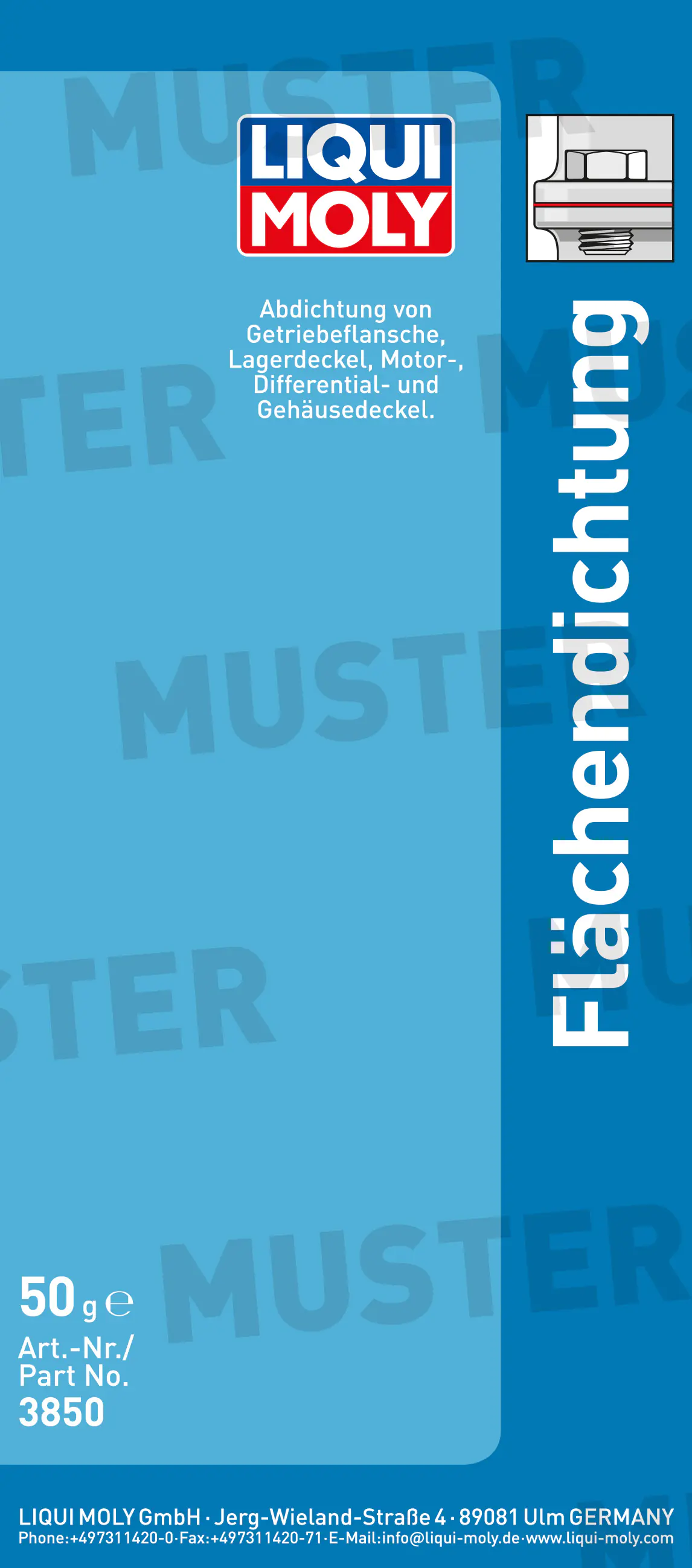 Liqui Moly Flächendichtung 50 g Liqui Moly Flächendichtung 50 g