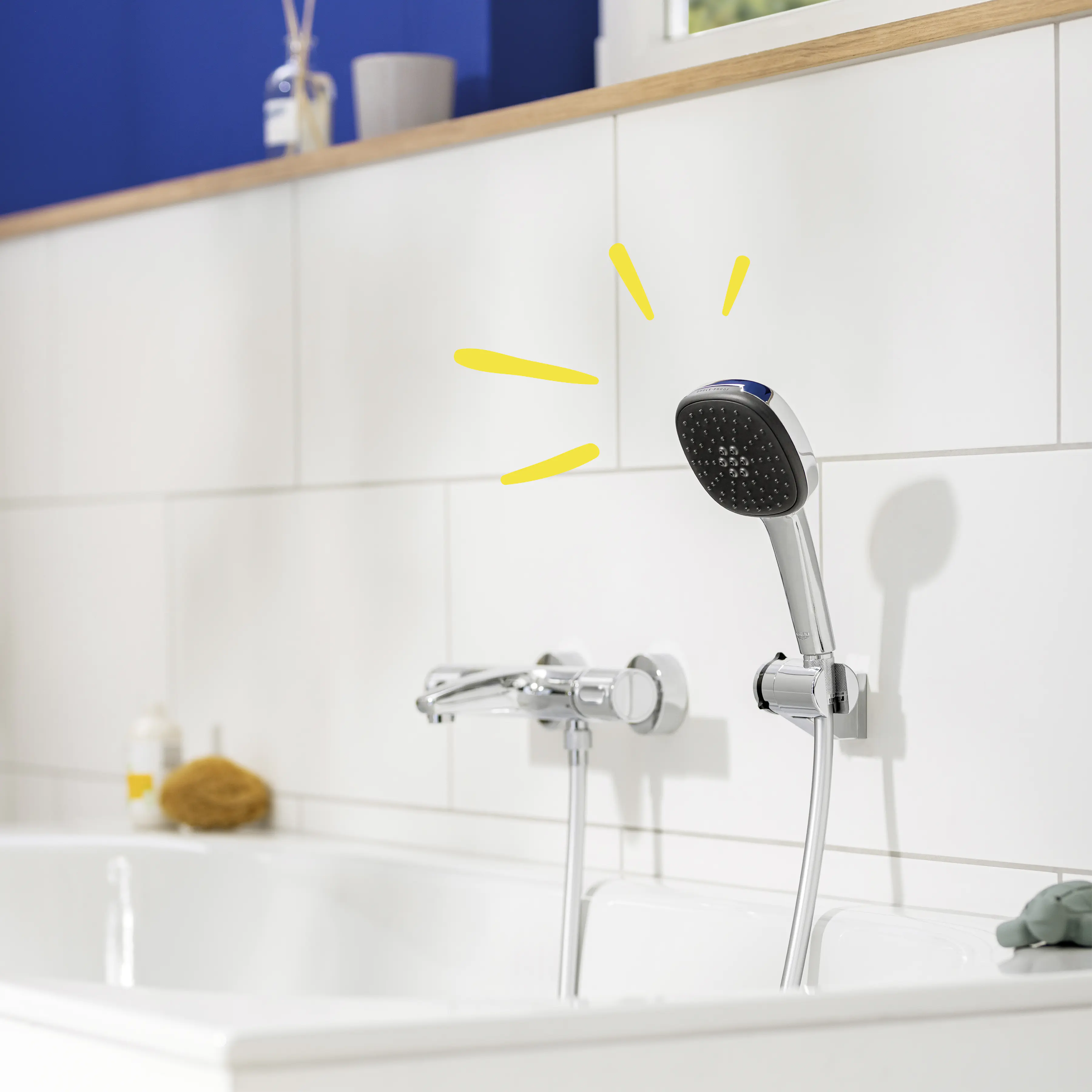 Grohe Handbrause 2 Strahlarten Vitalio Comfort 110 chrom Grohe Handbrause 2 Strahlarten Vitalio Comfort 110 chrom