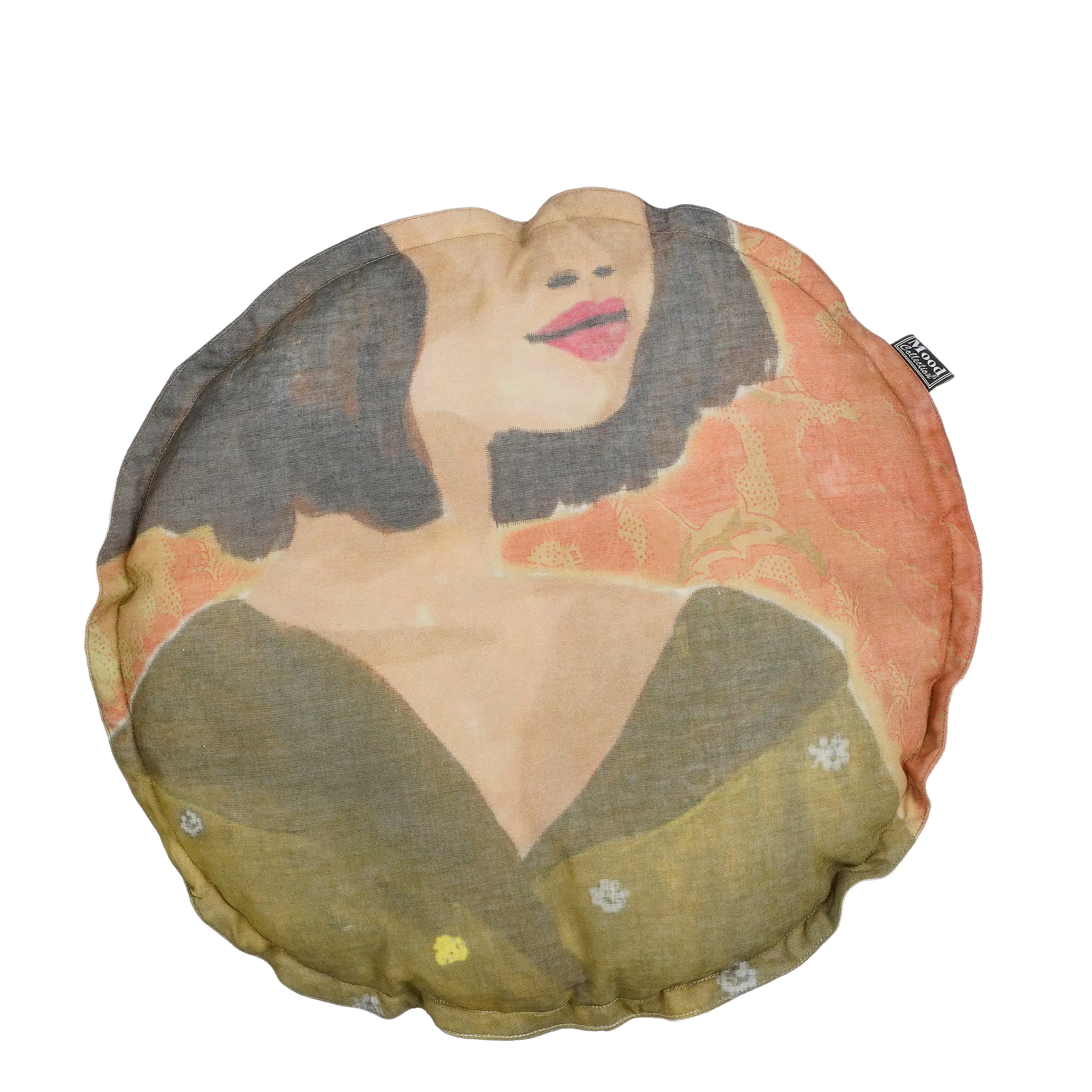 Mica Kissen Dame grün 12 x Ø 40 cm