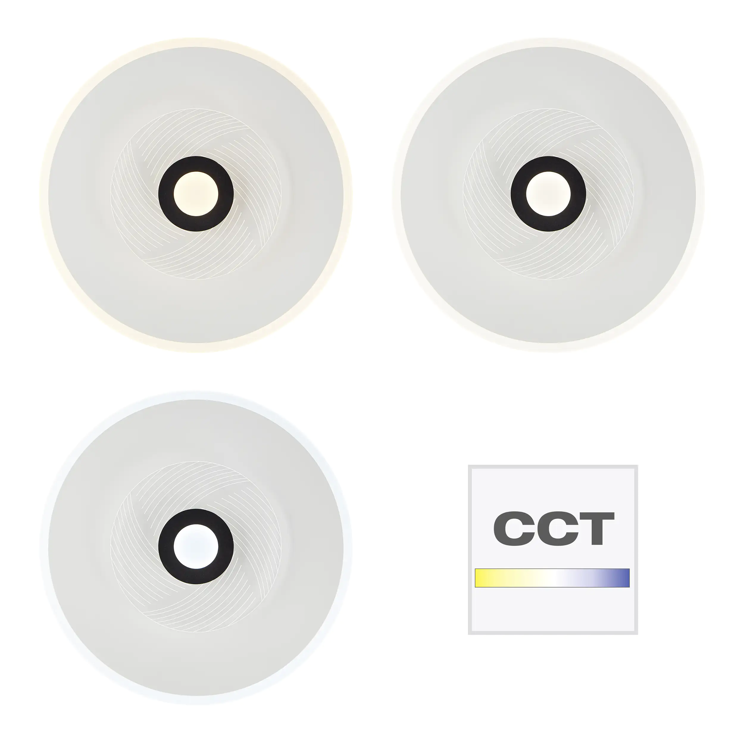 4004353385209_1 Brilliant CCT LED Deckenleuchte Peron 32 W dimmbar Ø 47,5 cm weiß