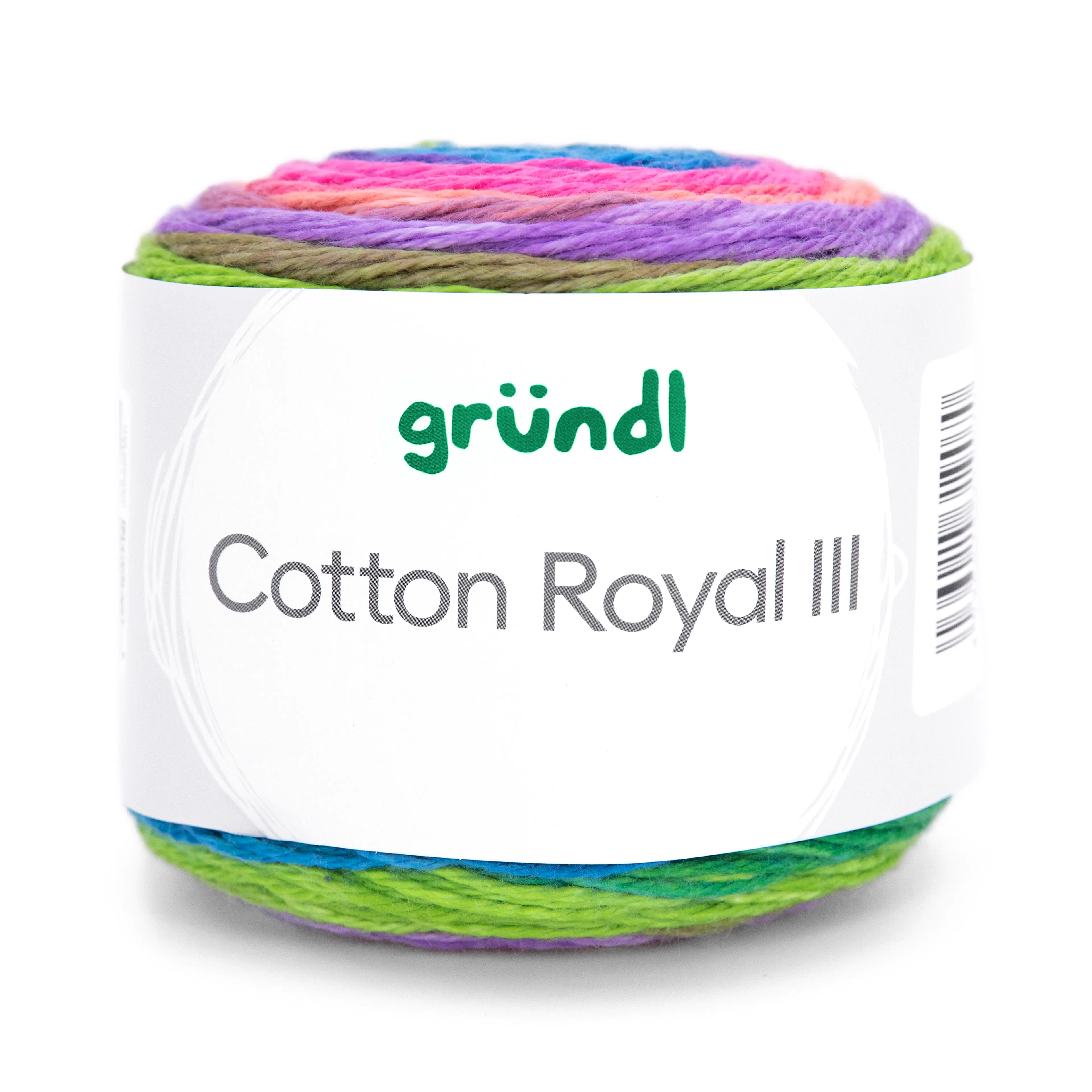 Gründl Wolle Cotton Royal III 6-fach 100 g 5-fach sortiert