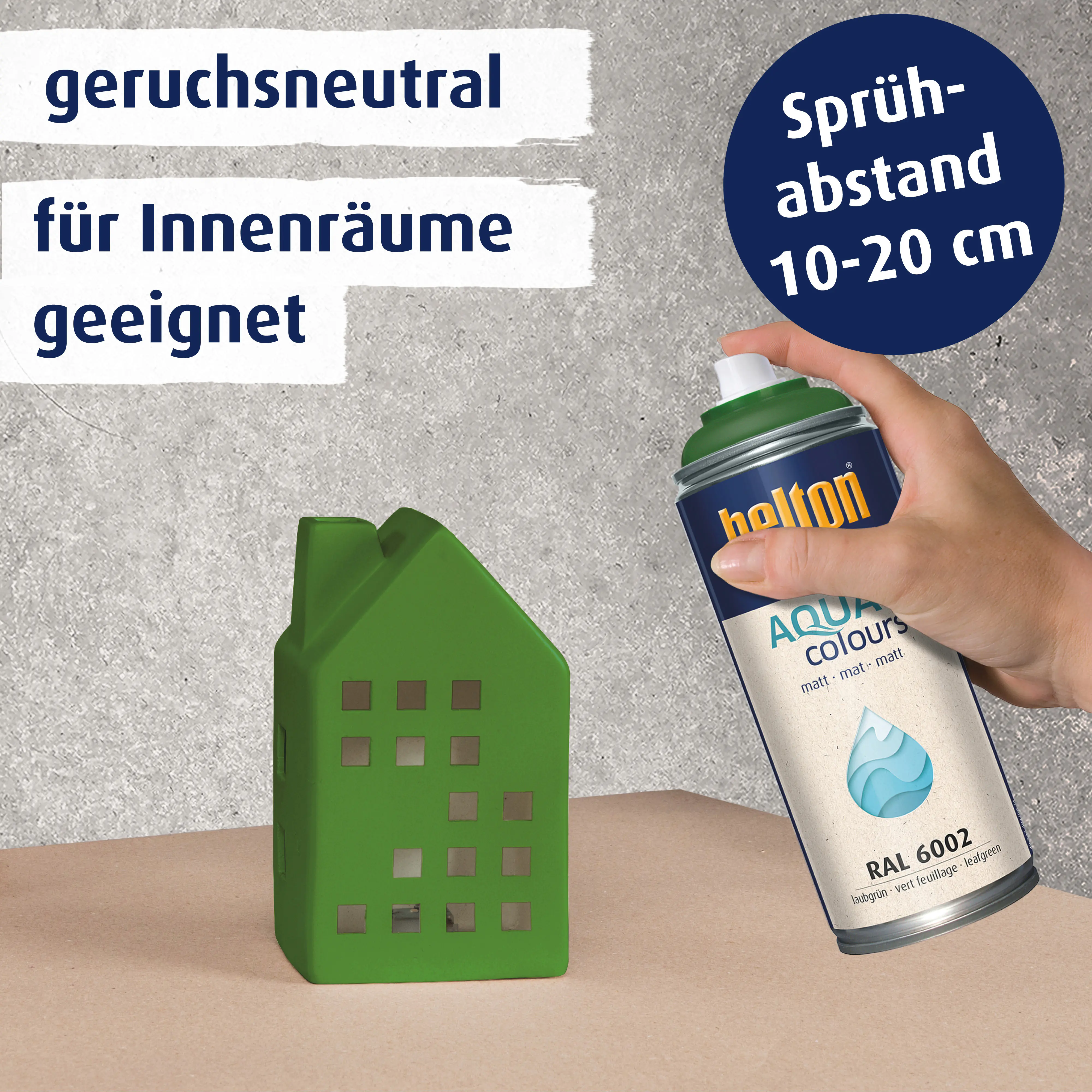 belton free Lackspray AQUAcolours 400 ml laubgrün matt