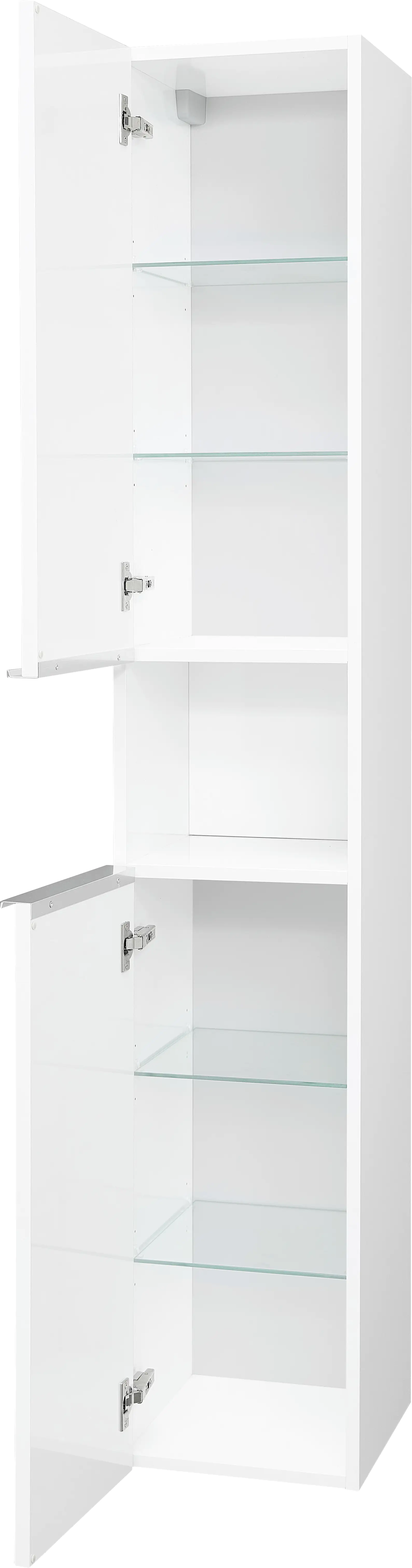 Primaster Hochschrank Düsseldorf weiß 168 x 30 x 33 cm