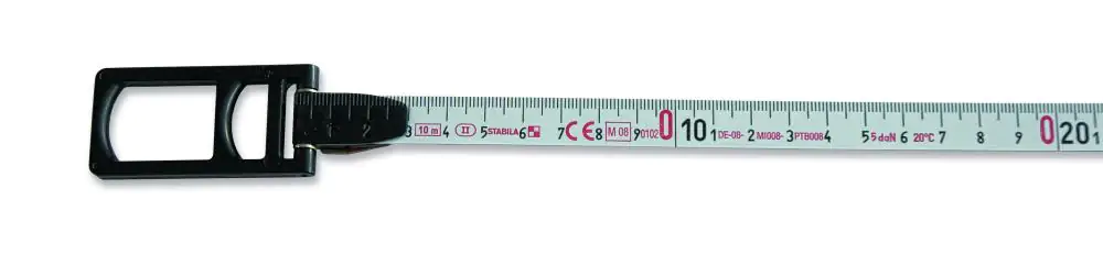 Stabila Bandmaß BM 50 W Kapselbandmaß 20 m