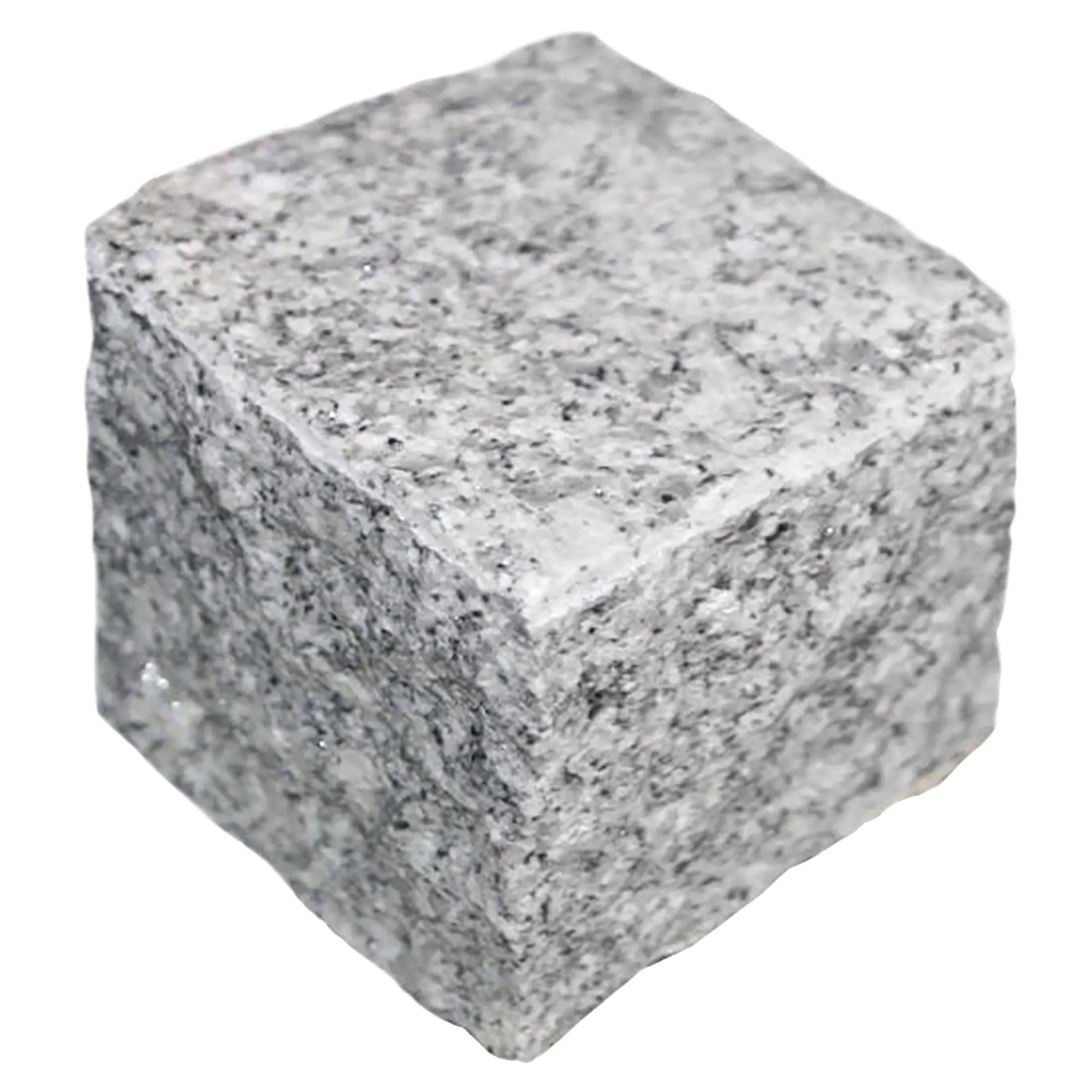 Pflasterstein Granit 9 x 9 x 9 cm grau