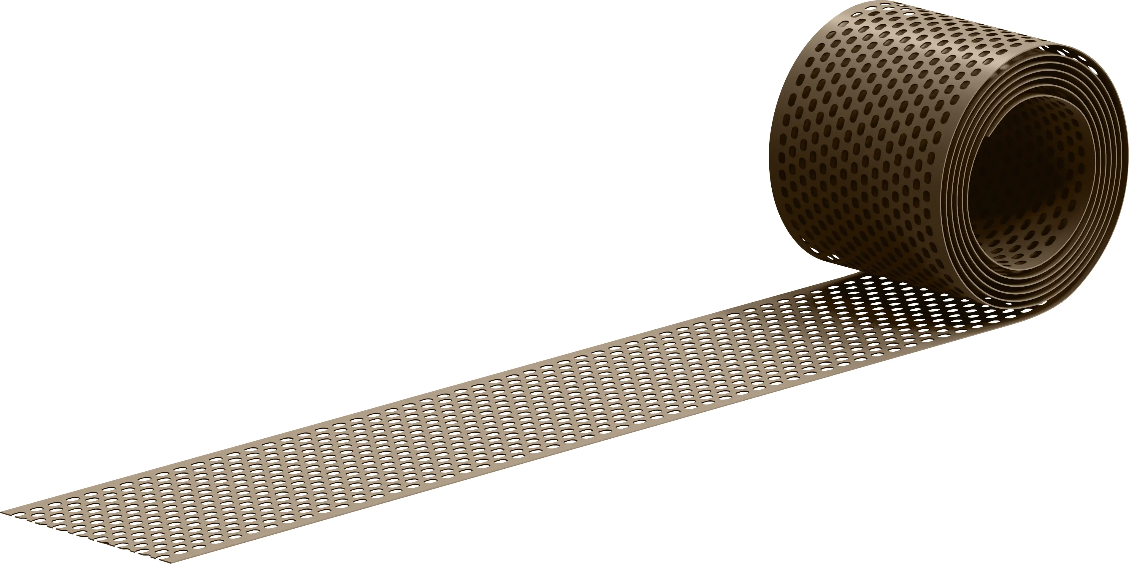 Sarei Vogelschutz- und Lüftungsgitter 5 m x 100 mm braun