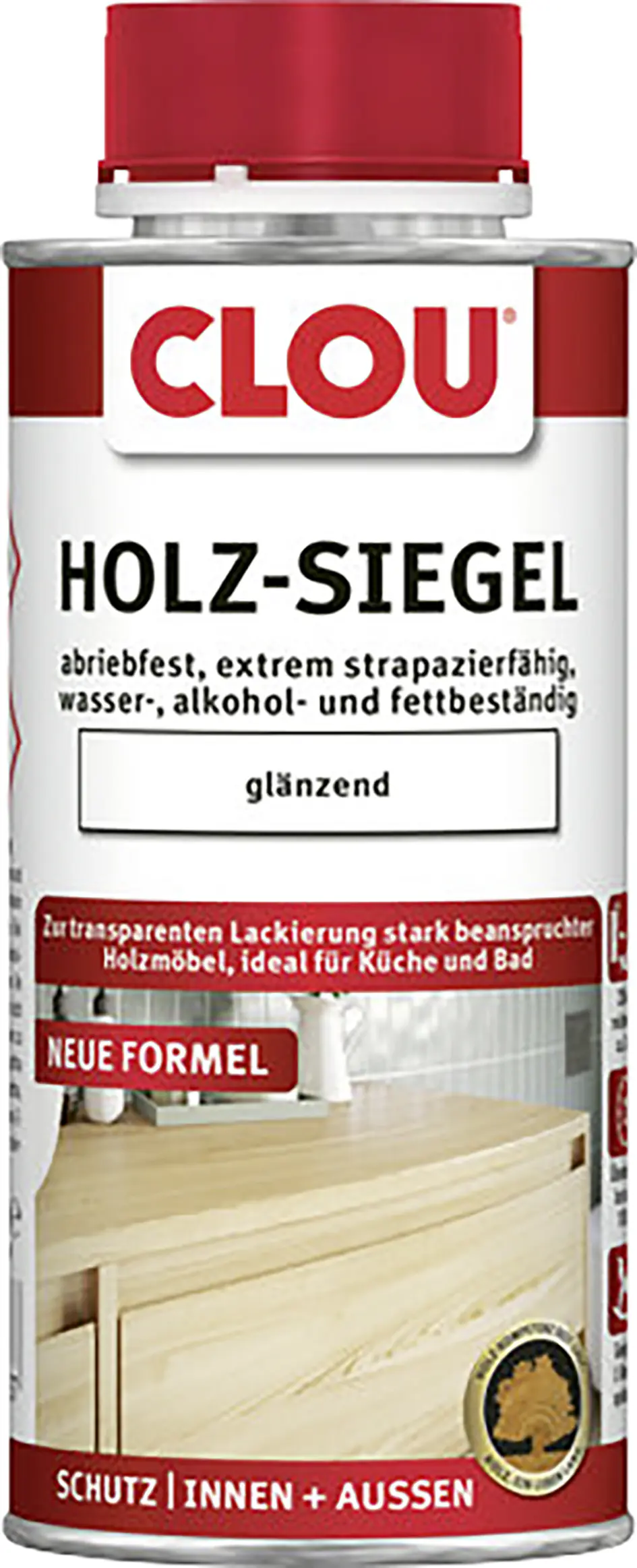 Clou Holz-Siegel 250 ml glänzend transparent Clou Holz-Siegel 250 ml glänzend transparent