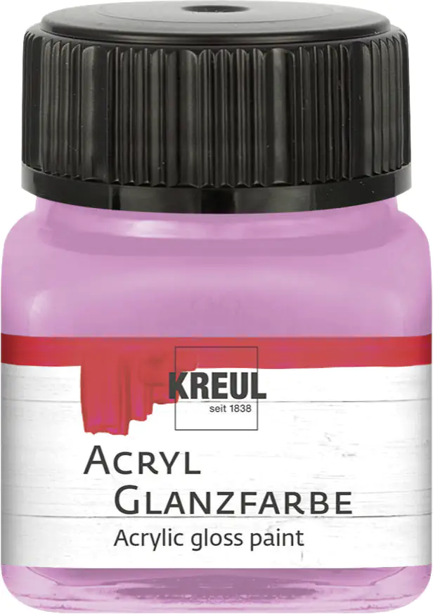 Kreul Acryl Glanzfarbe rosé 20 ml