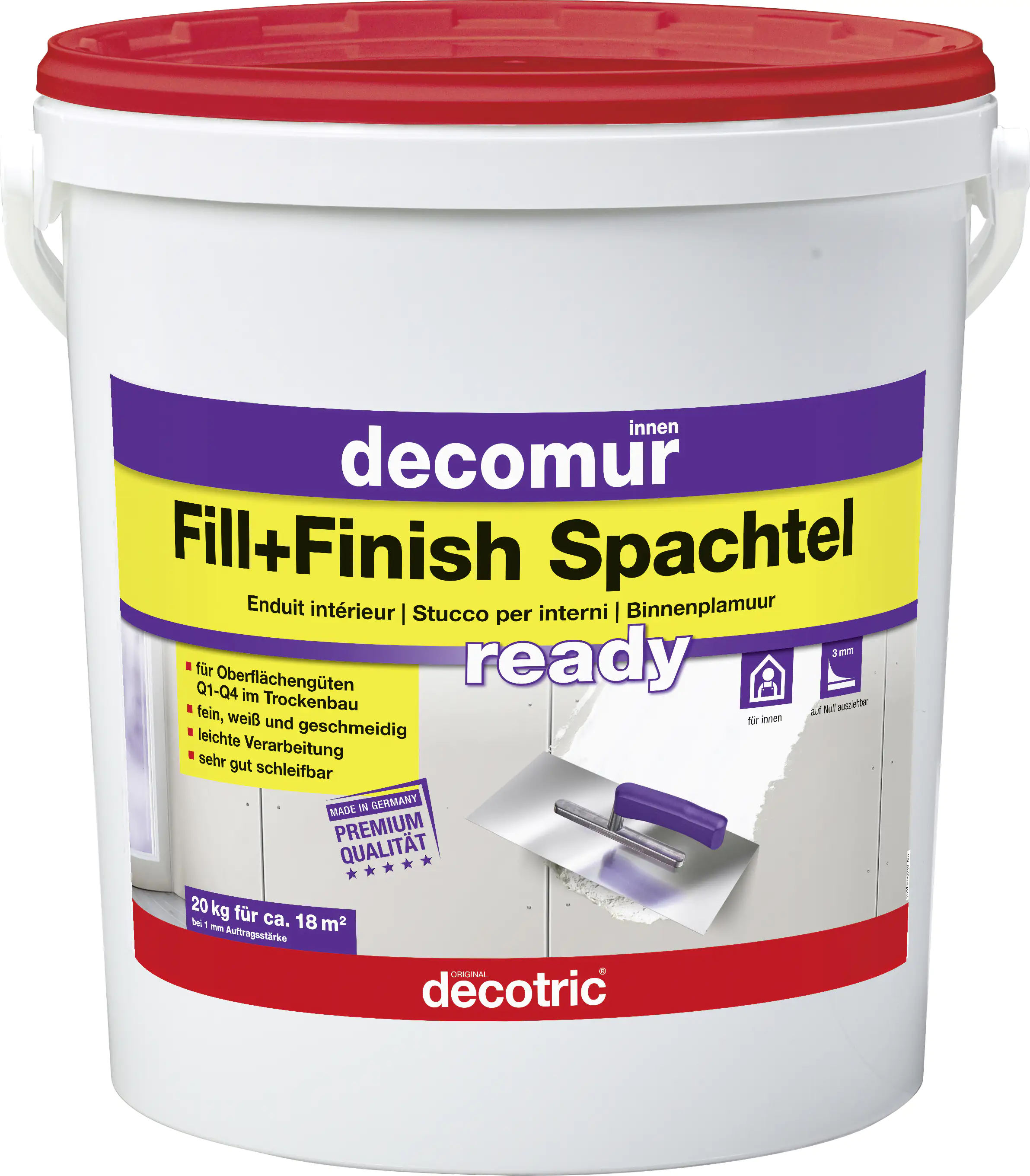Decotric Decomur Fill+Finish Spachtel ready 20 kg Decotric Decomur Fill+Finish Spachtel ready 20 kg